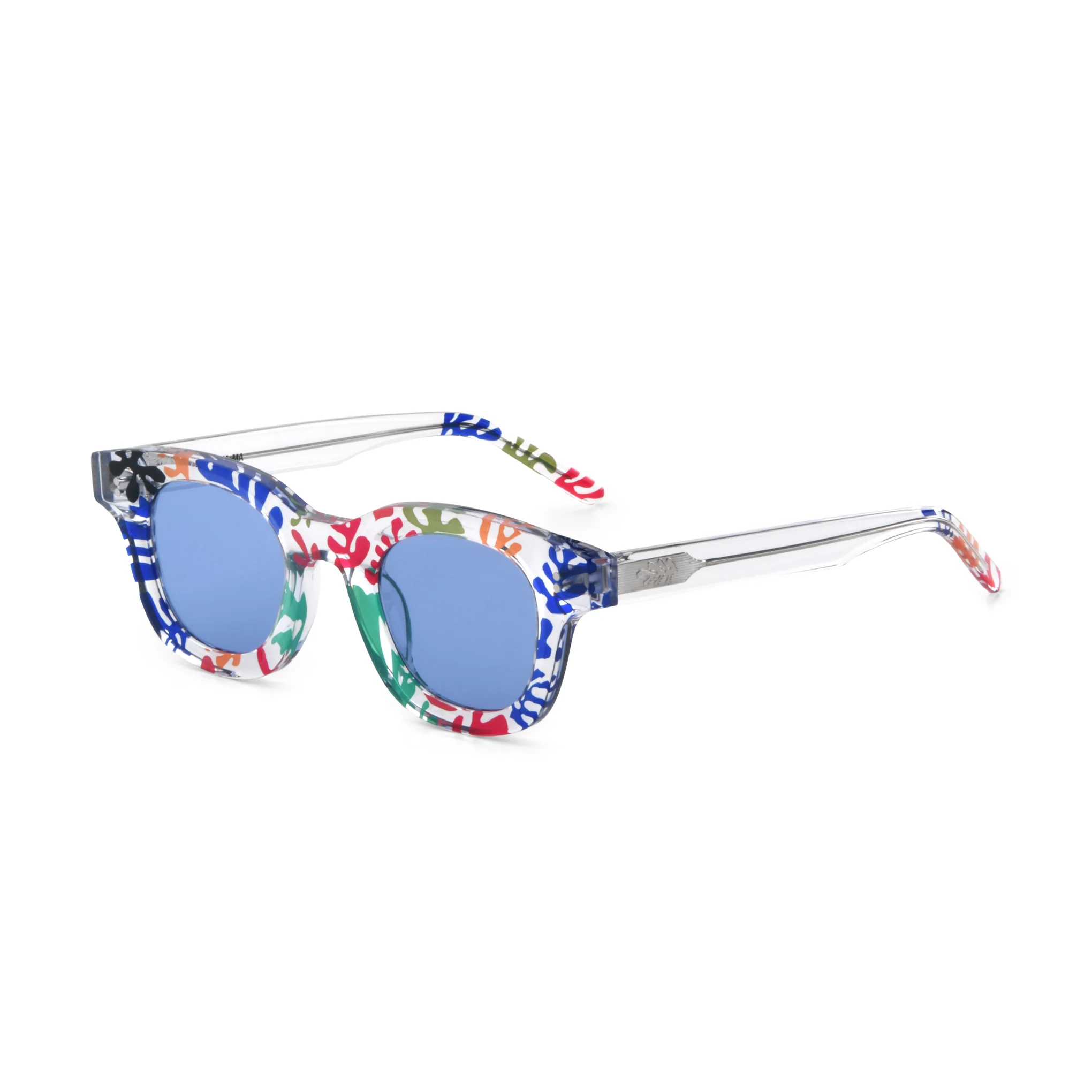 MoMA Henri Matisse La Gerbe Akila Sunglasses - Clear/ Blue - Image 3