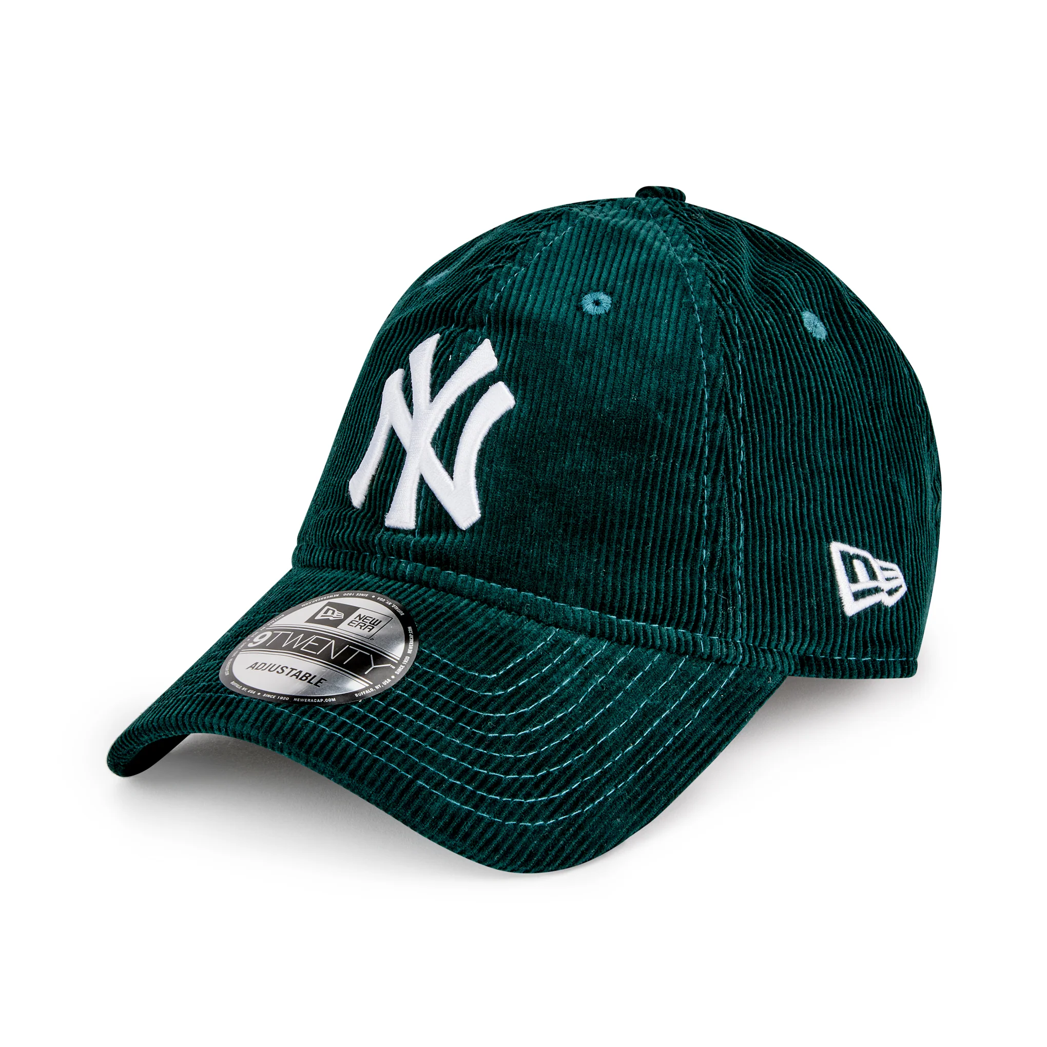 MoMA NY Yankees 9TWENTY Corduroy Adjustable Baseball Cap - Green - Image 2