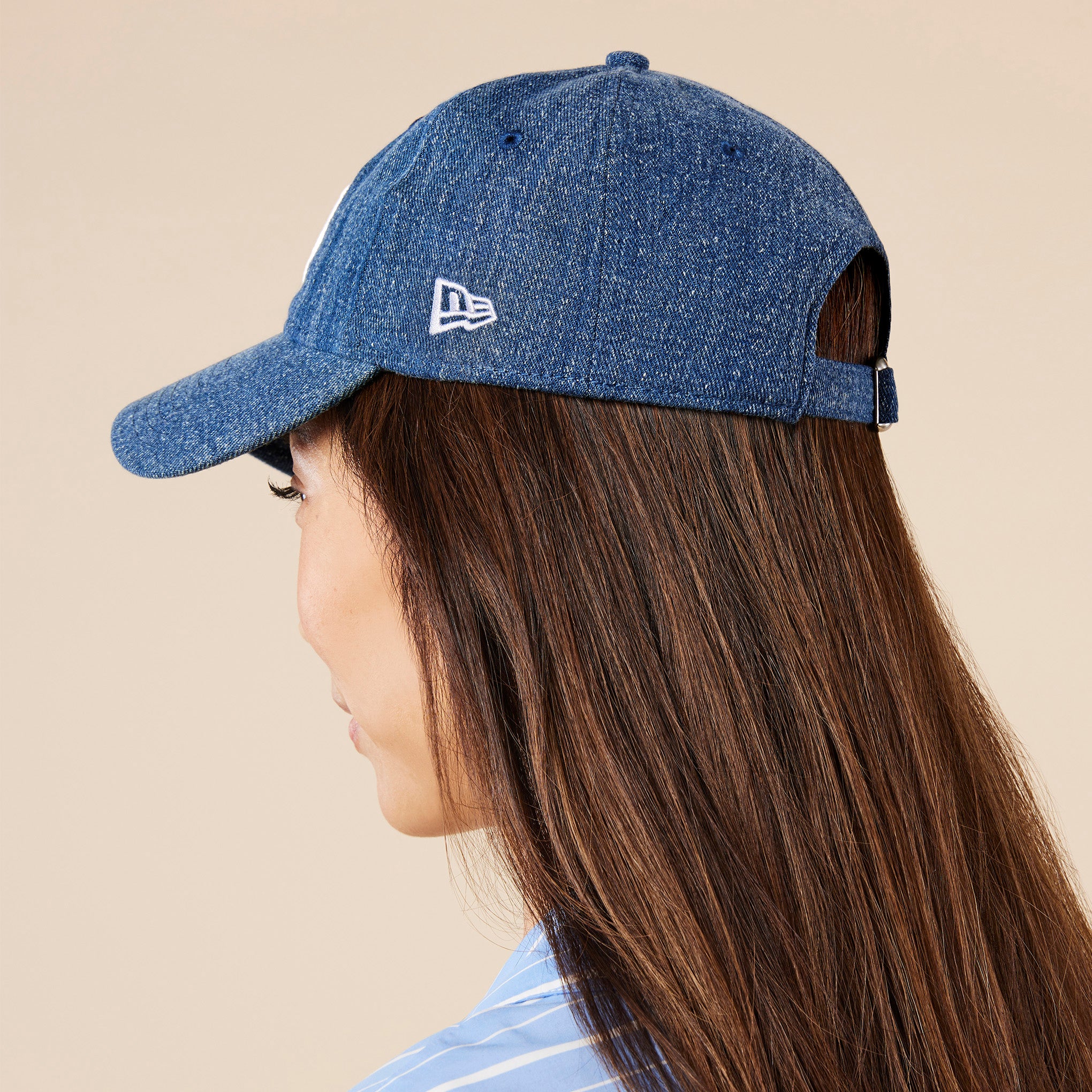 MoMA NY Yankees 9TWENTY Denim Adjustable Baseball Cap - Image 6