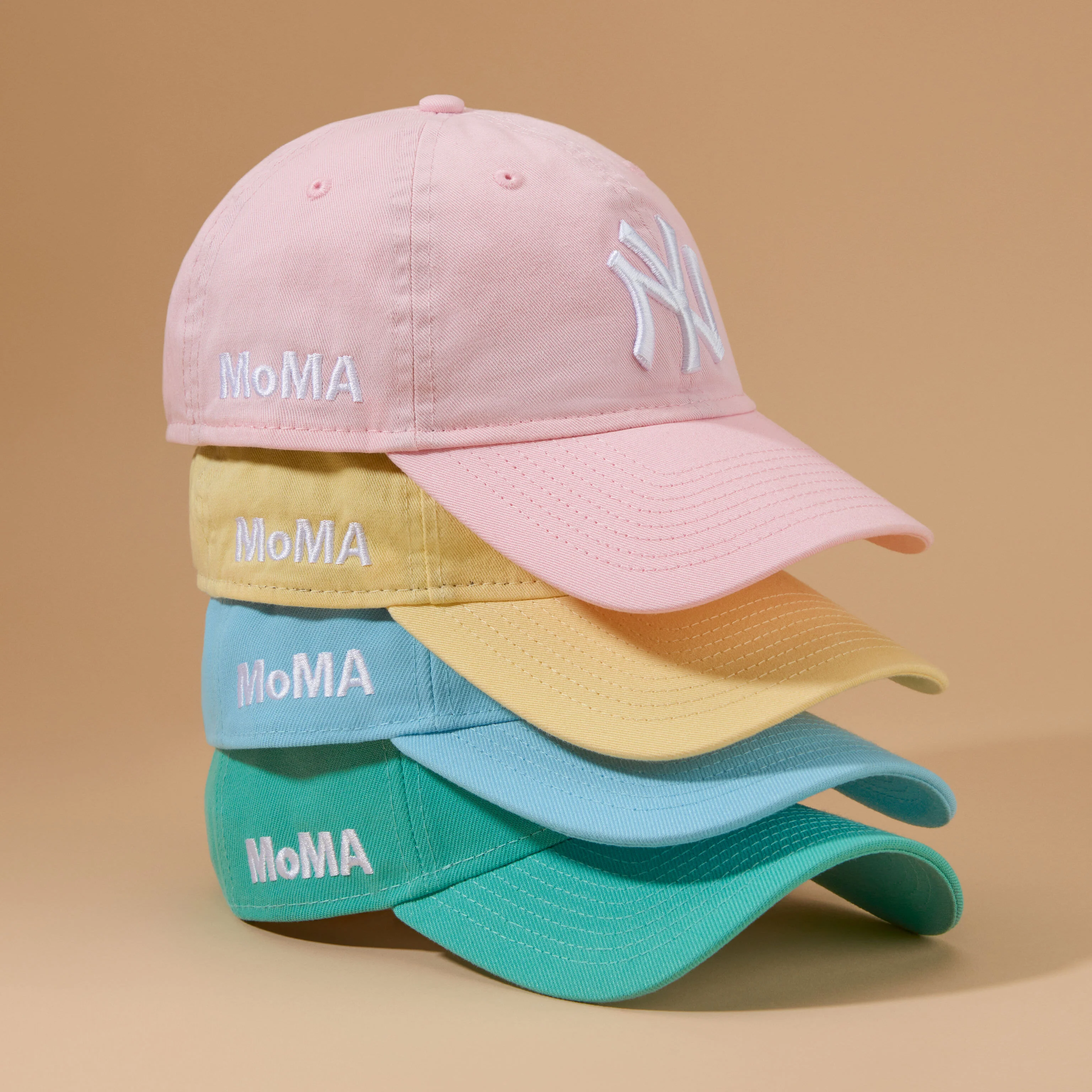 MoMA NY Yankees Adjustable Baseball Cap - Pink - Image 2
