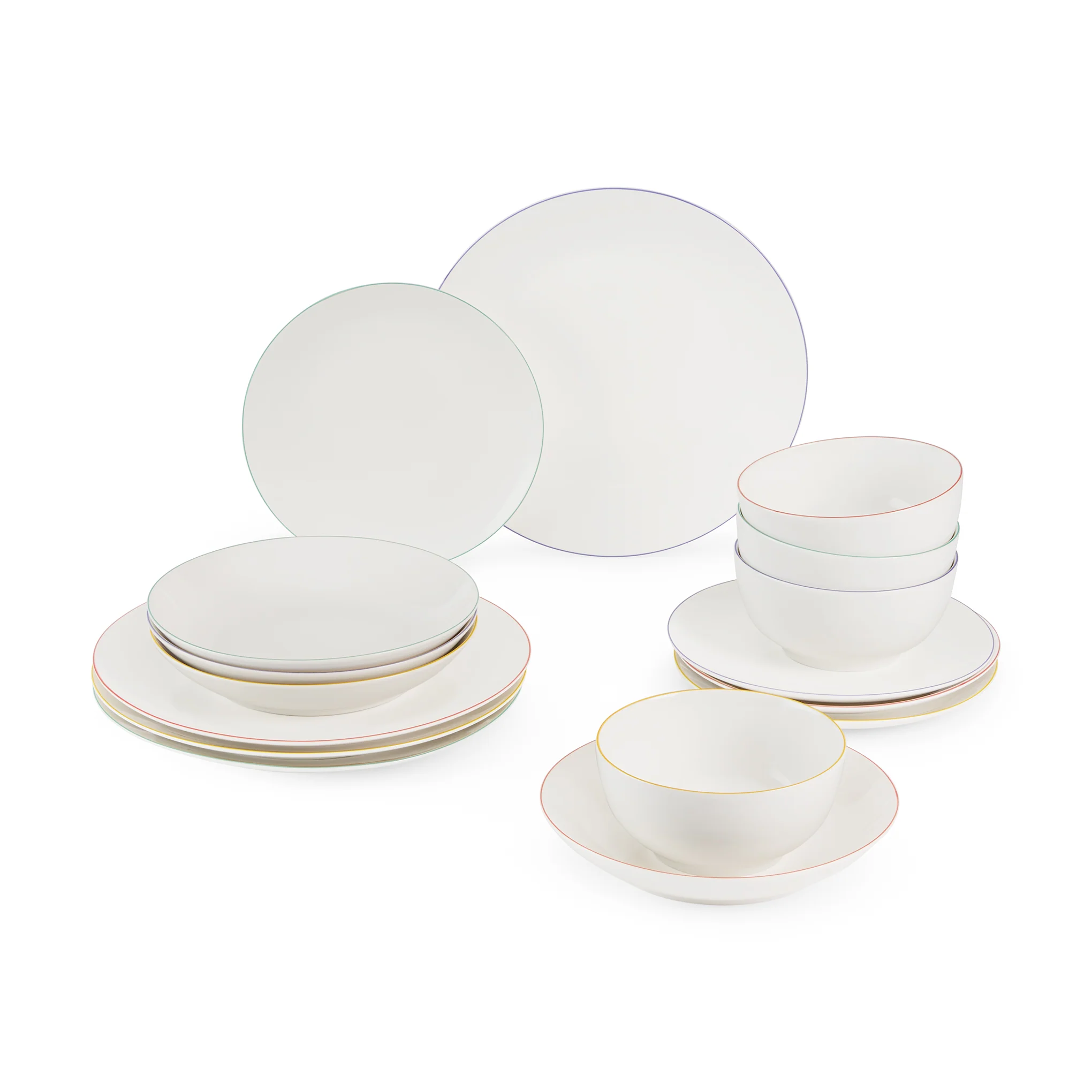 MoMA Outline Dinnerware - Set of 16