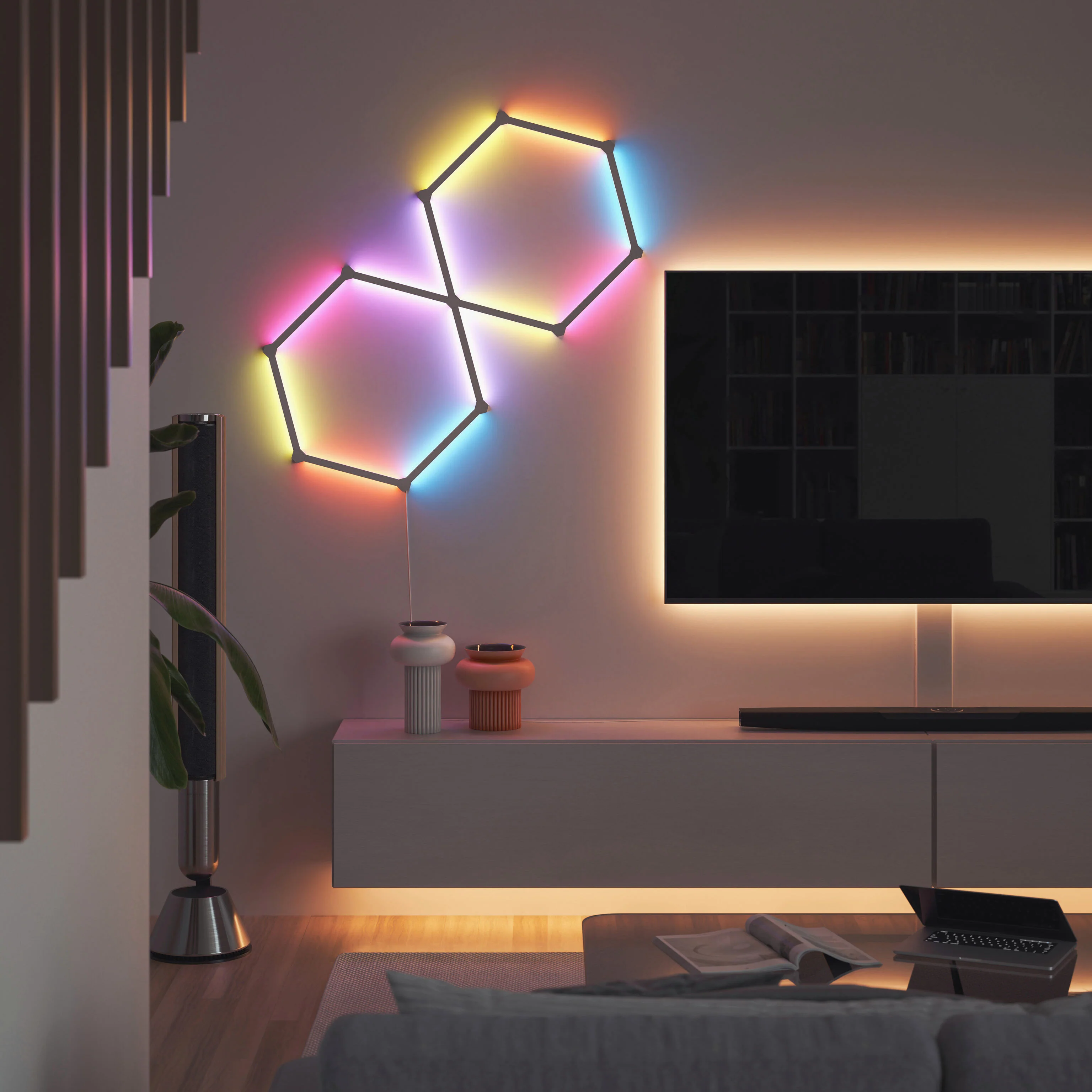 Nanoleaf Lines Smart Interactive Lighting Kit - Set of 12 - Image 5