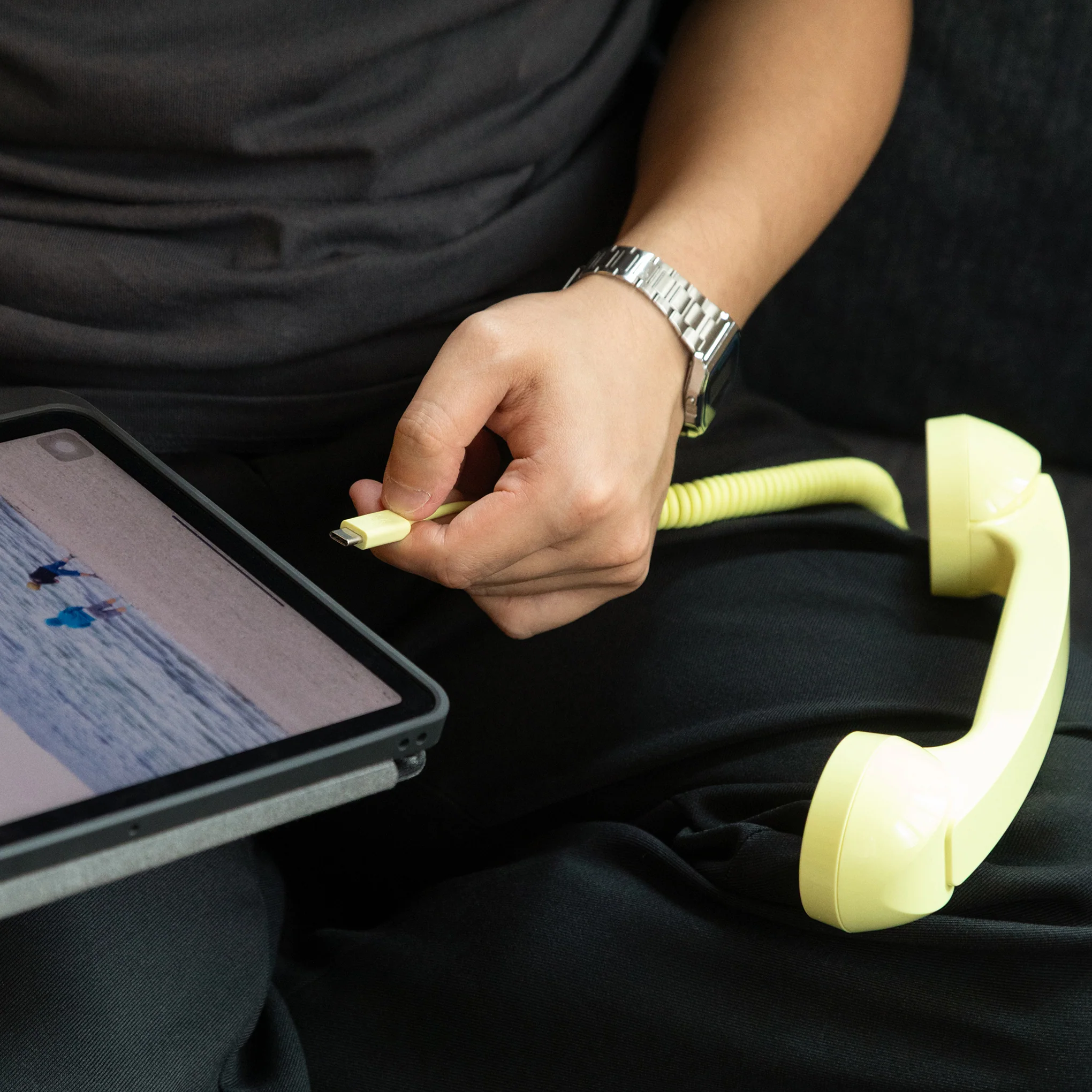 Native Union Retro Pop Phone for Smartphone - Lemon - Image 2