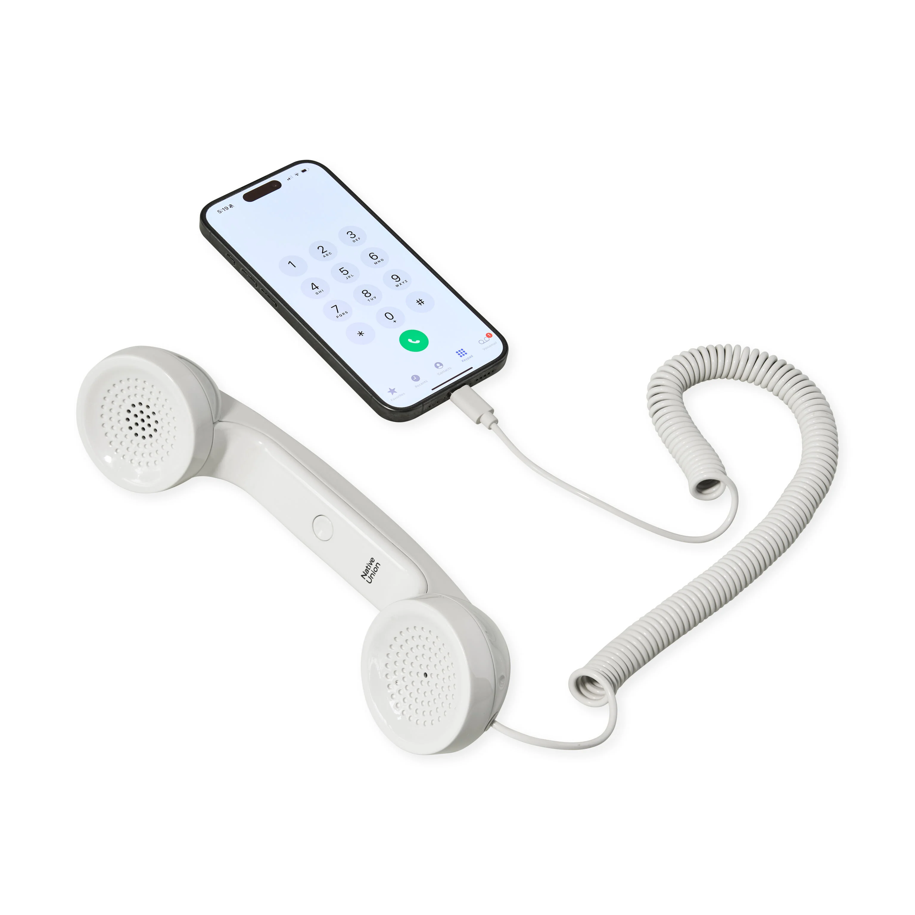 Native Union Retro Pop Phone for Smartphone - Sandstone - Image 3