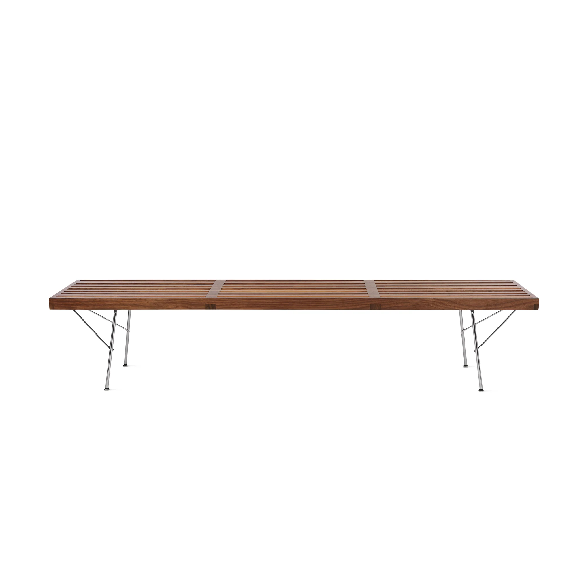 Nelson™ Platform Bench - Metal Base from Herman Miller - Walnut