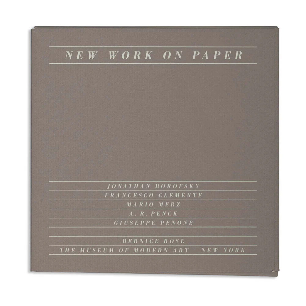 New Work on Paper 2: Borofsky, Clemente, Merz, Penck, Penone - Paperback - Image 2