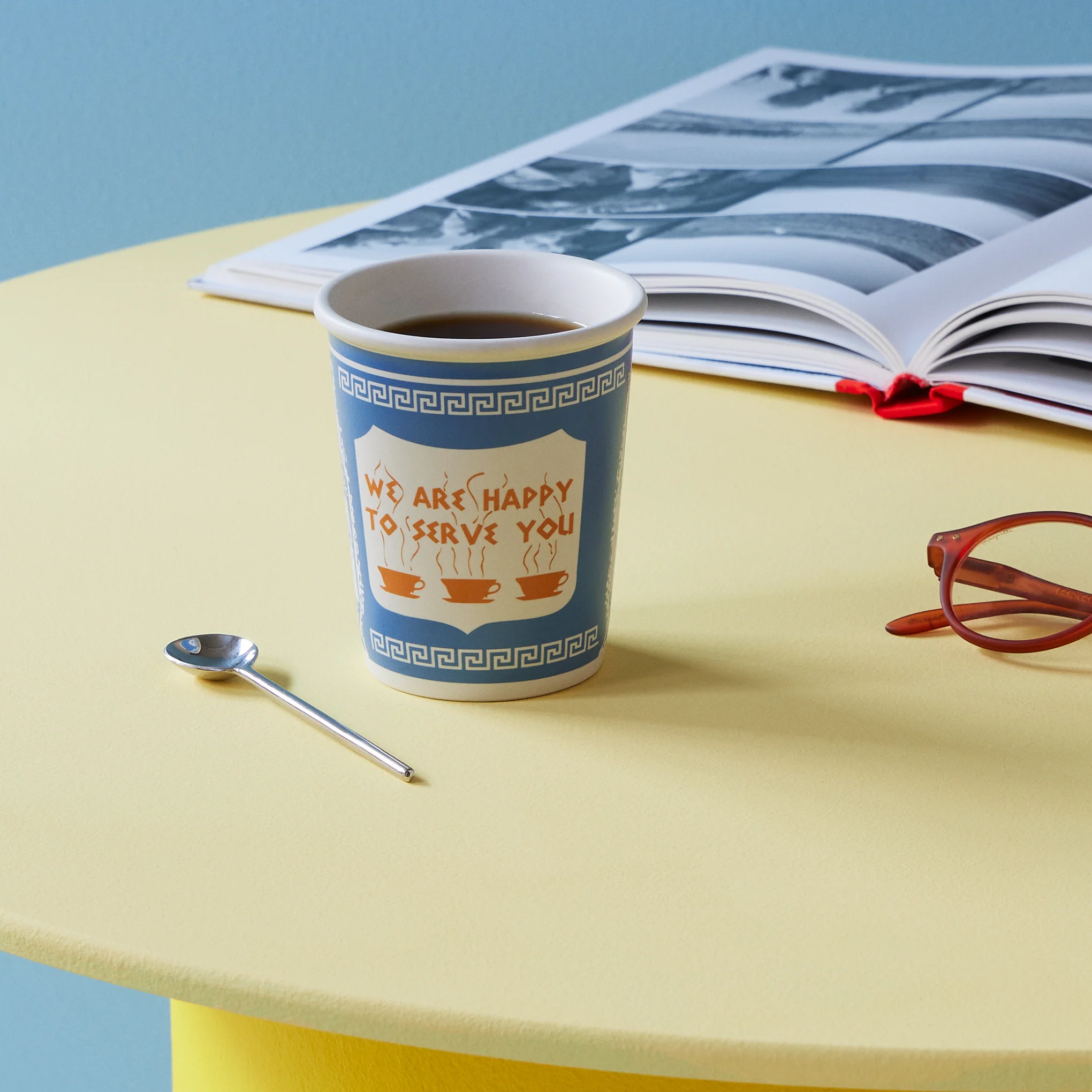 New York Coffee Cup - Blue - Image 4