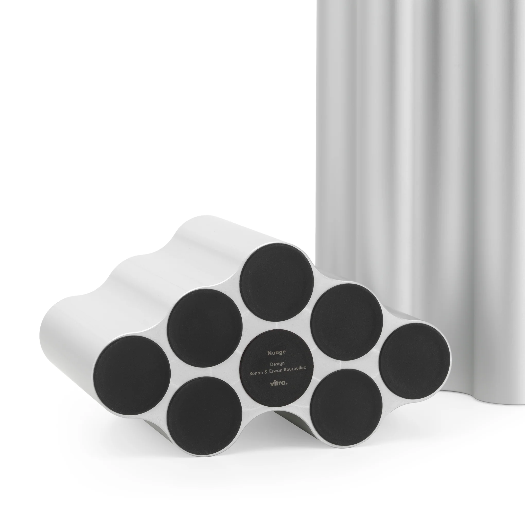 Ron and Erwan Bouroullec Nuage Vase by Vitra - Light Silver - Image 4