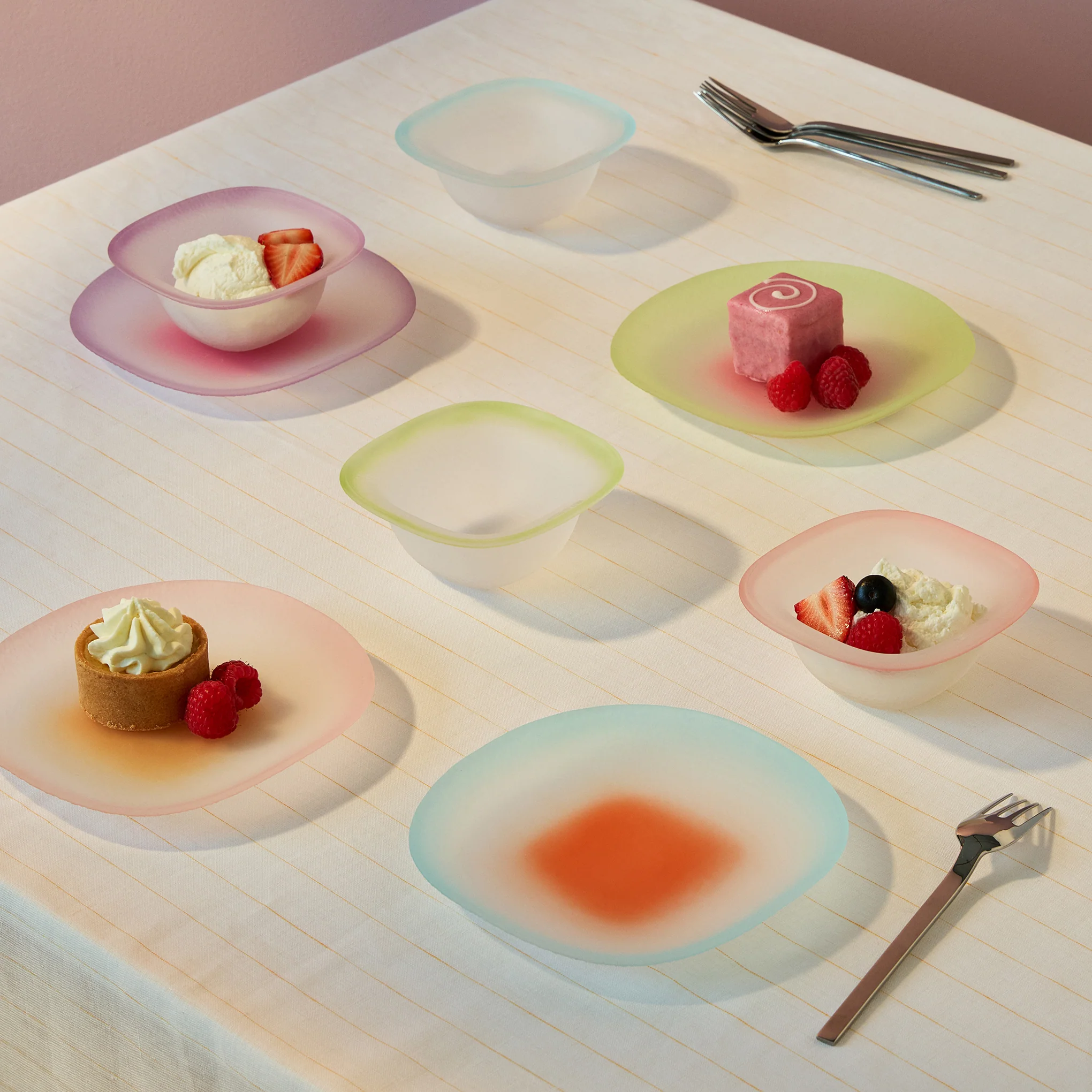 Nubi Glass Dinnerware - Set of 4 - Small Bowl Set of 4 - Image 2