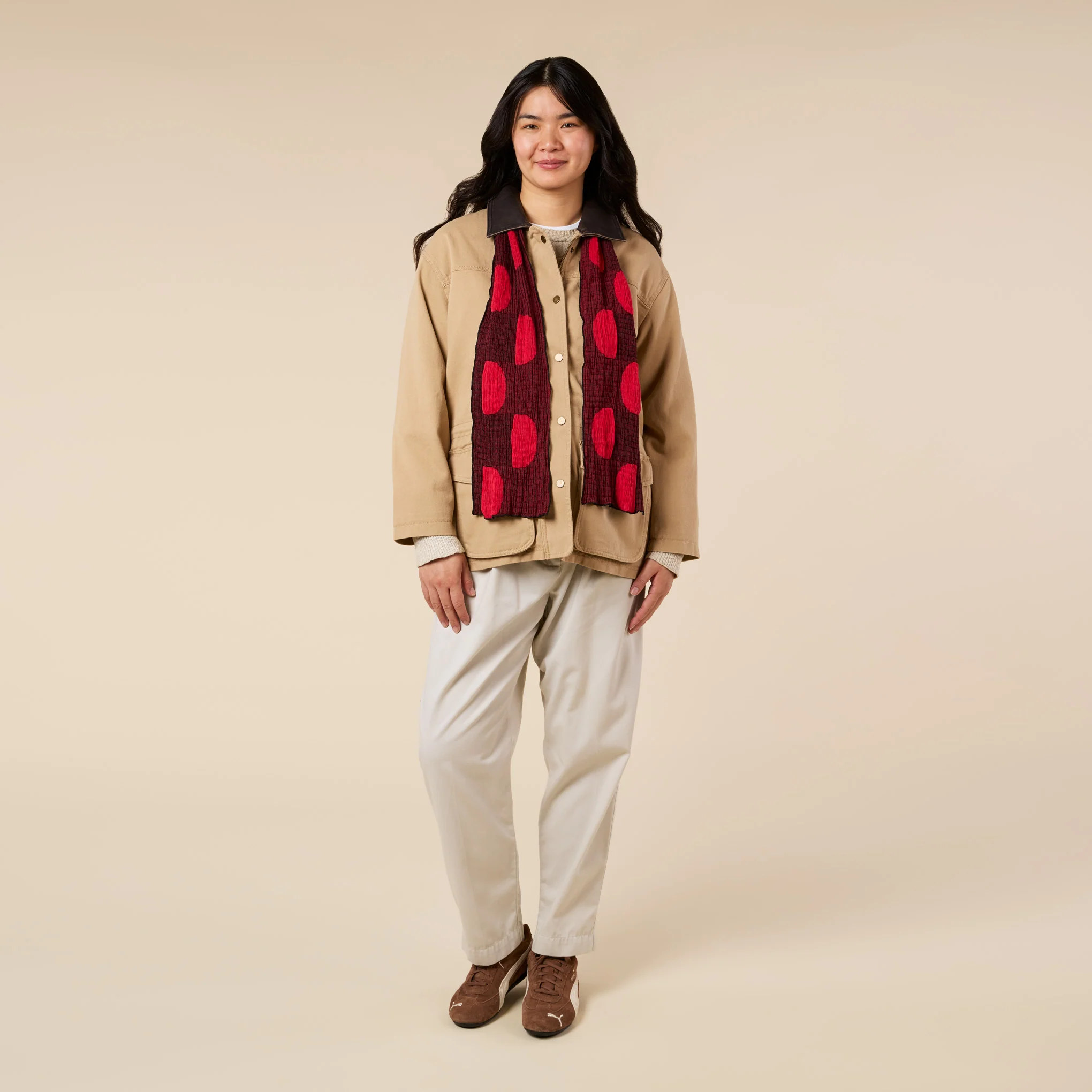 Nuno Pockets Cotton-Blend Scarf - Image 5