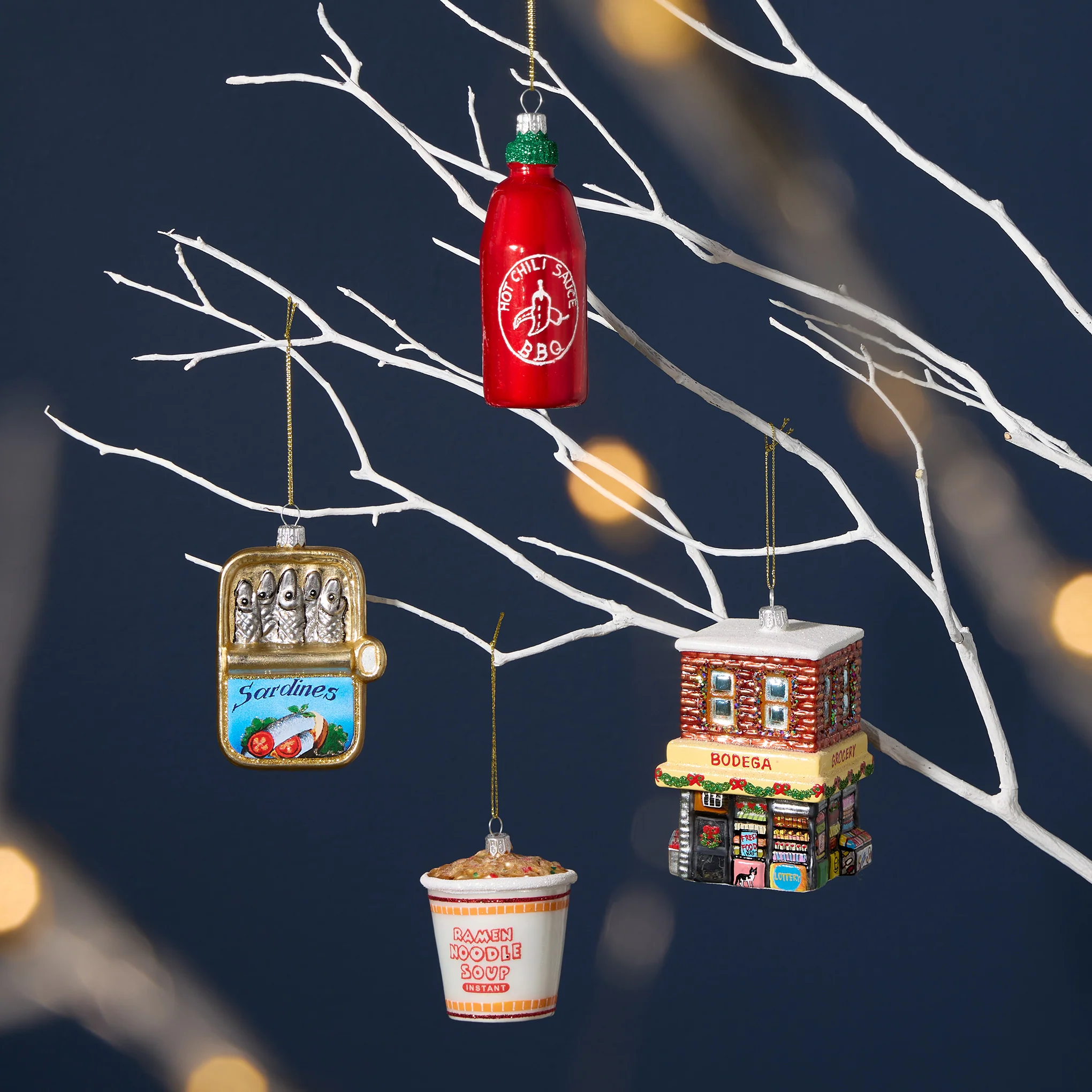 NYC Glass Holiday Ornament - Cup O' Noodles - Image 2