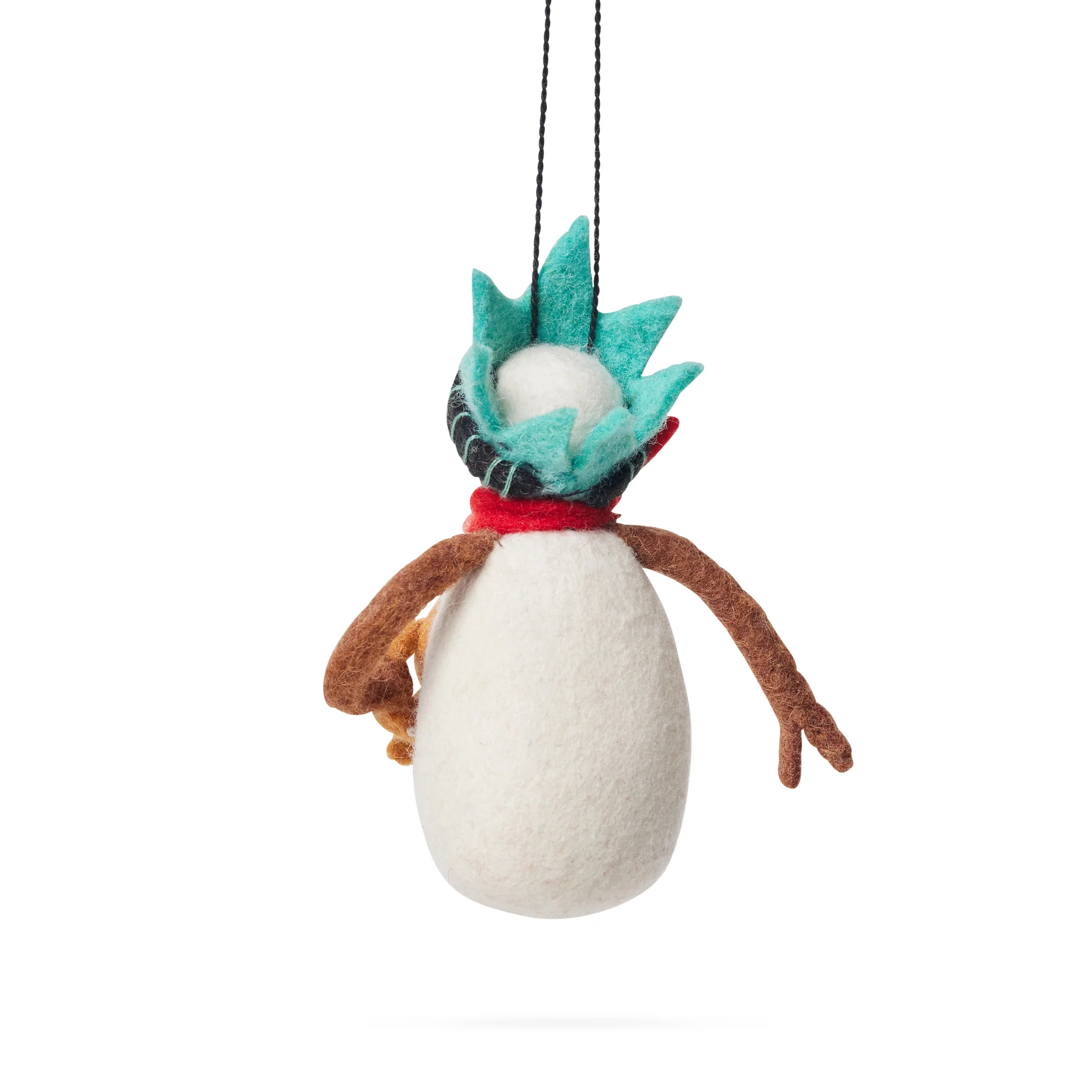 NYC Felt Ornament - Snowman Liberty - Image 4