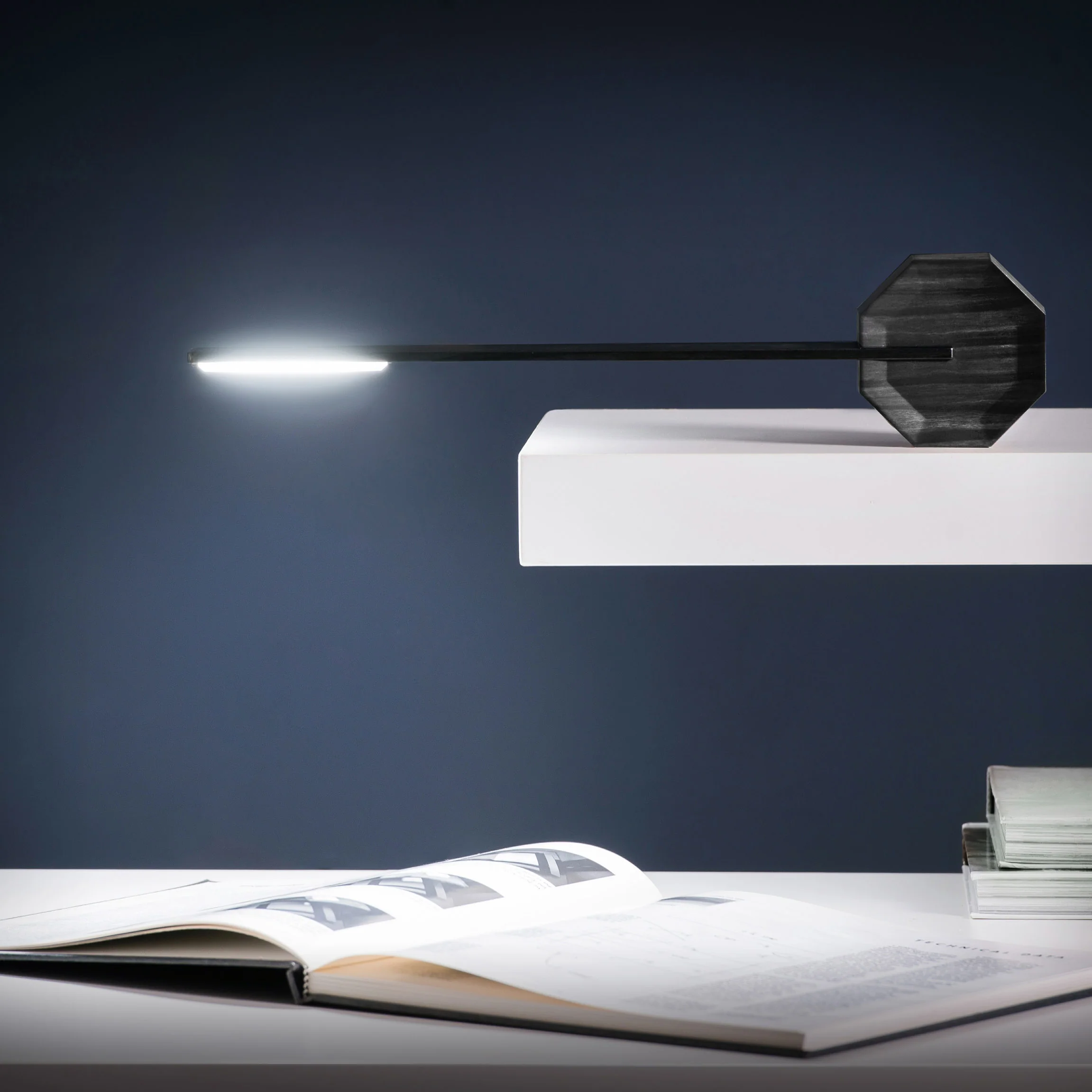 Octagon Portable Desk Light - Black - Image 6