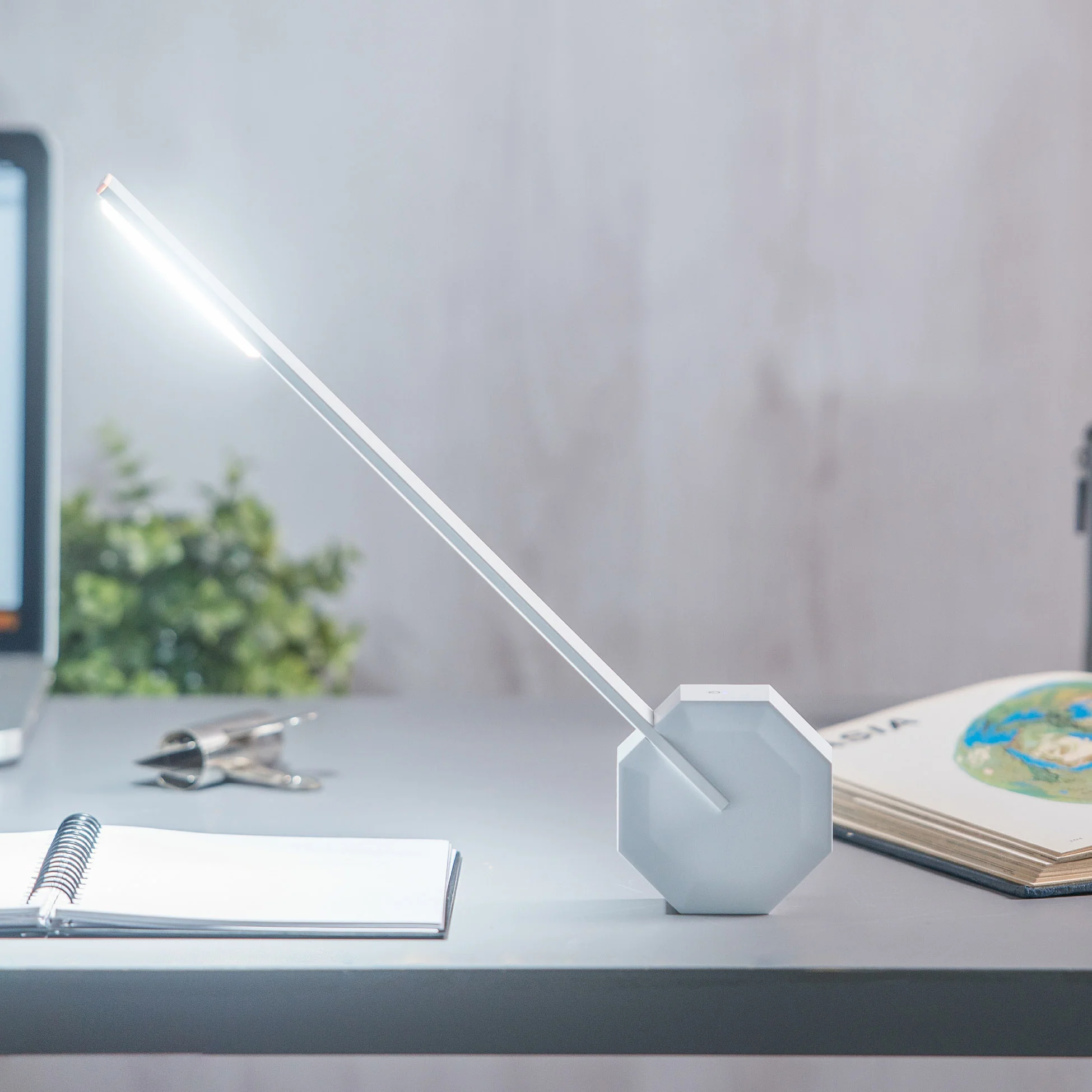 Octagon Portable Desk Light - Walnut - Image 16