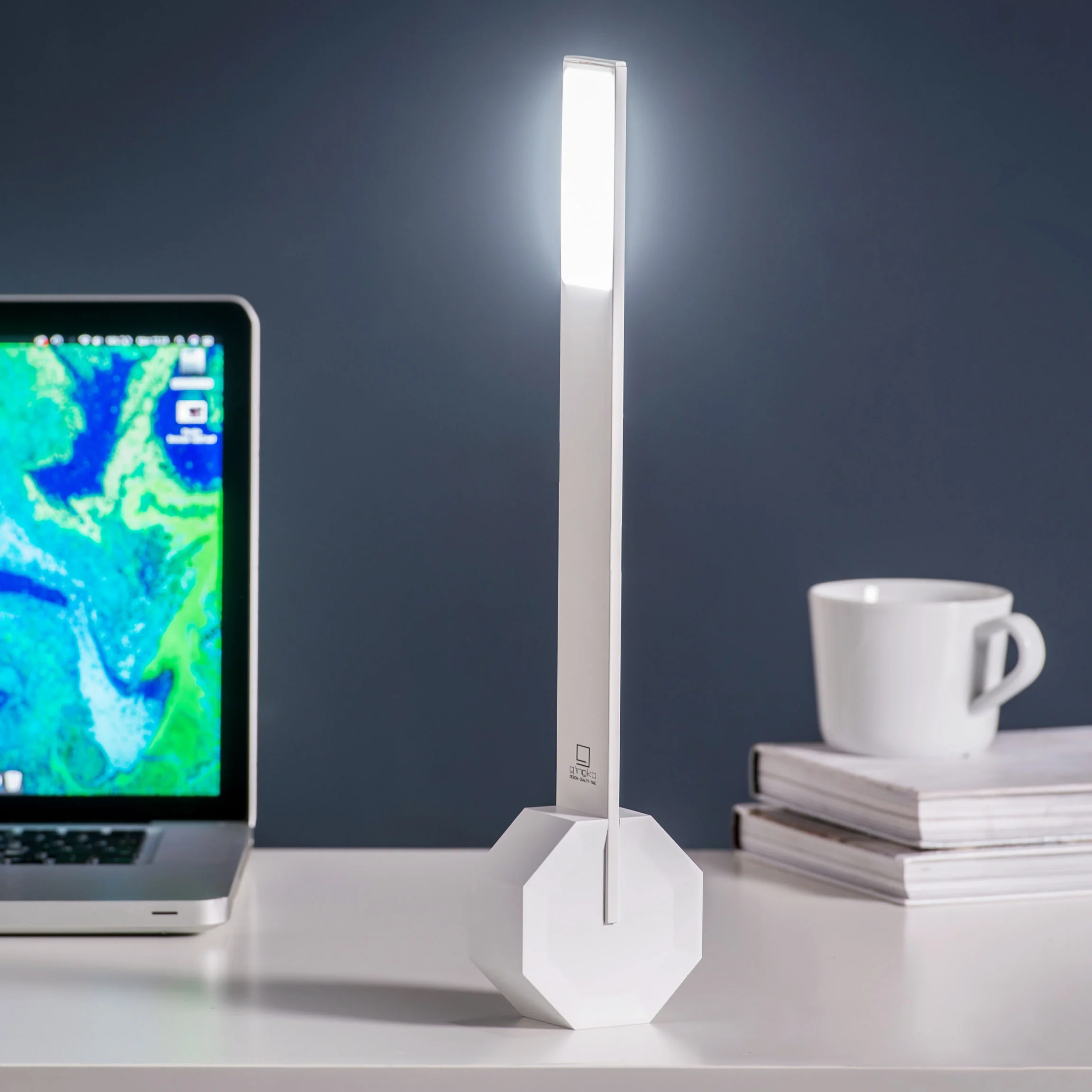 Octagon Portable Desk Light - White - Image 5