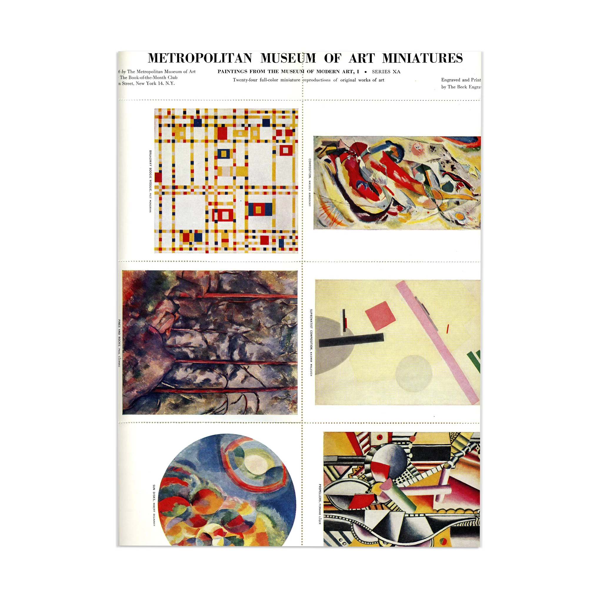 Paintings from MoMA and Metropolitan Miniatures - Image 3