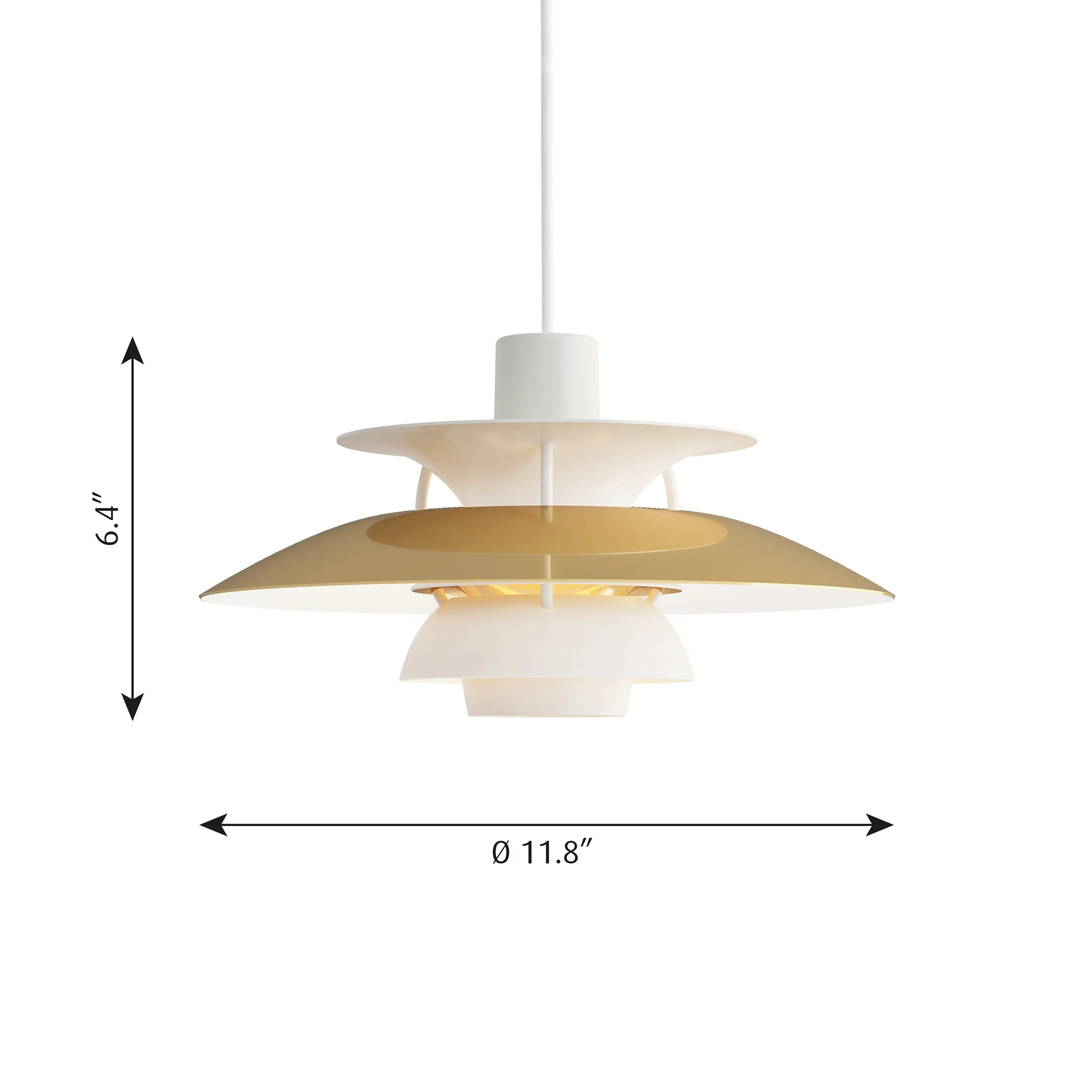 PH 5 Hanging Lamp - Brass - Image 4
