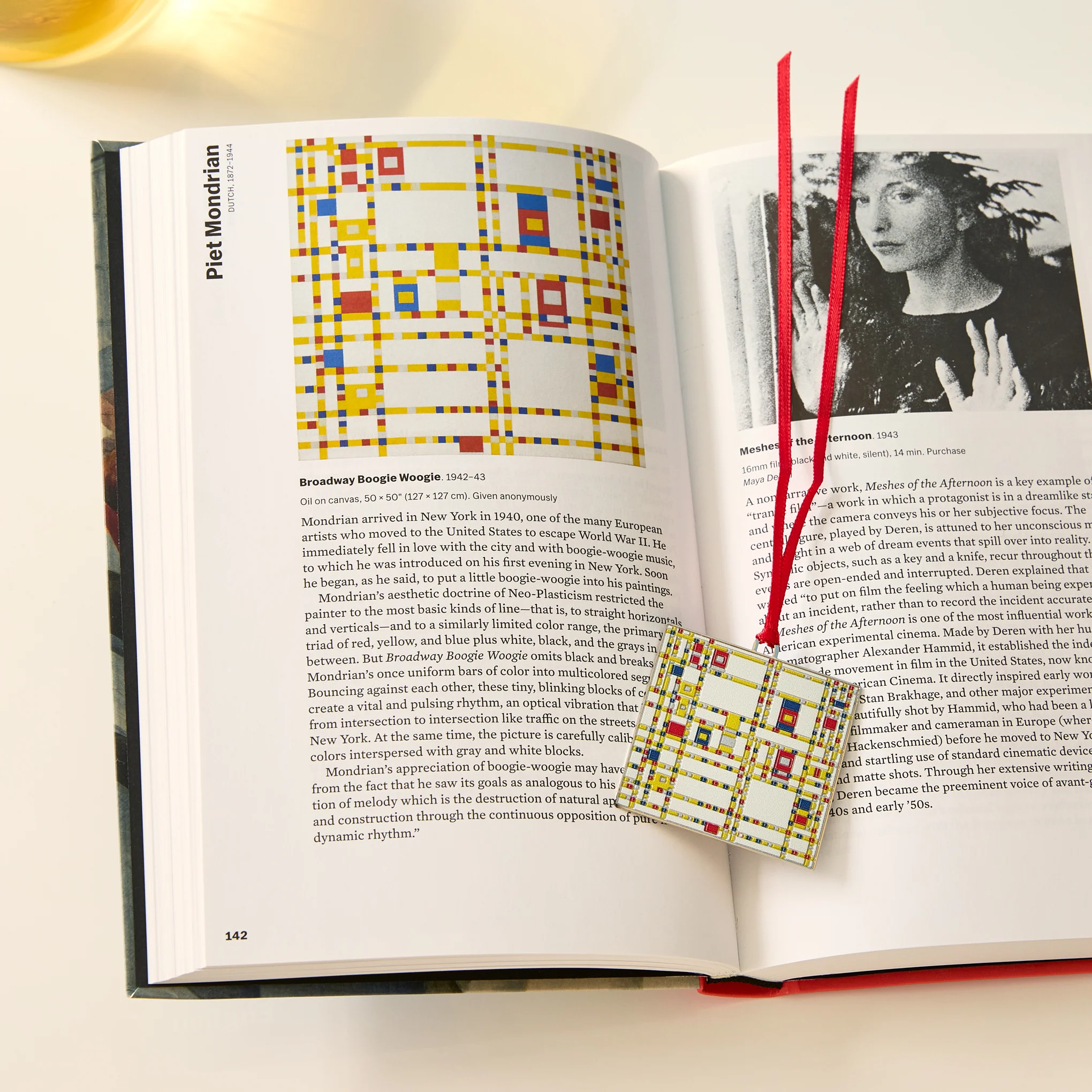 Piet Mondrian Broadway Boogie Woogie Metal Bookmark - Image 2