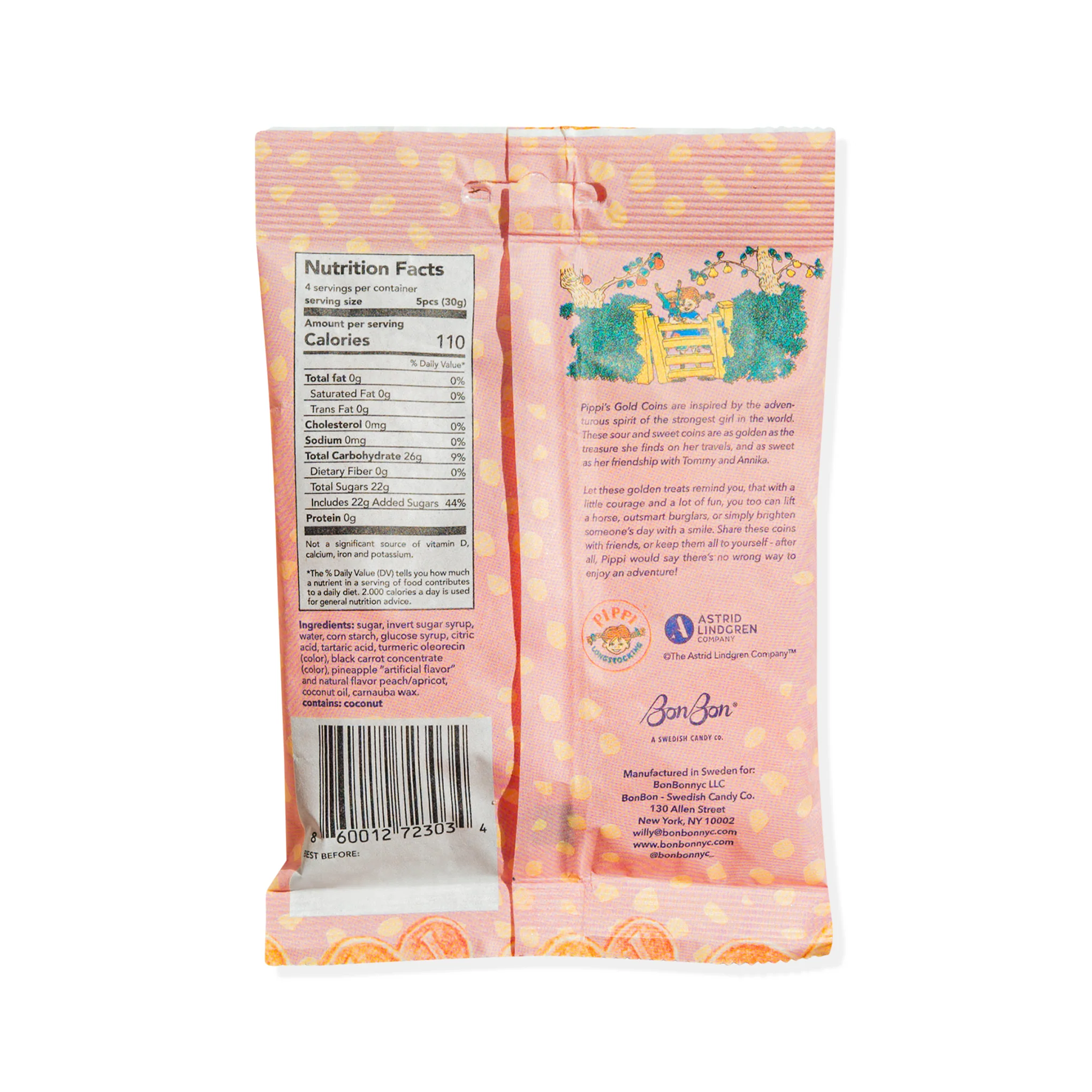 Pippi Longstocking’s Gold Coins Candy - Image 3