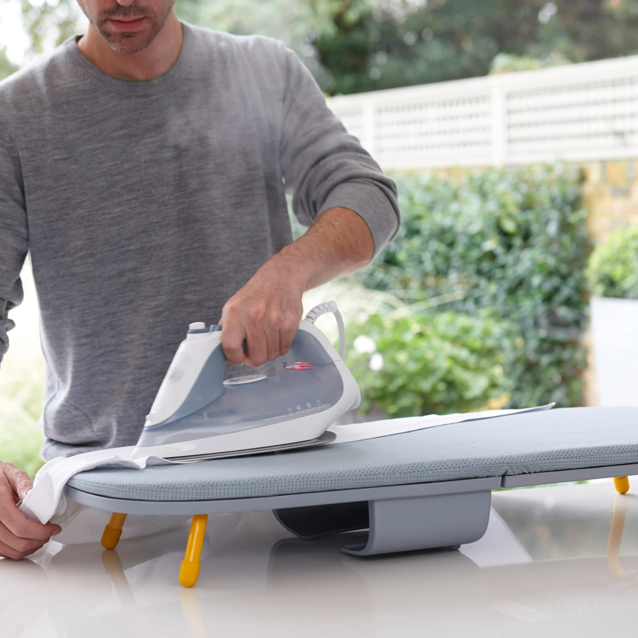 Joseph Joseph Pocket Plus Folding Ironing Board - Gray - Image 2