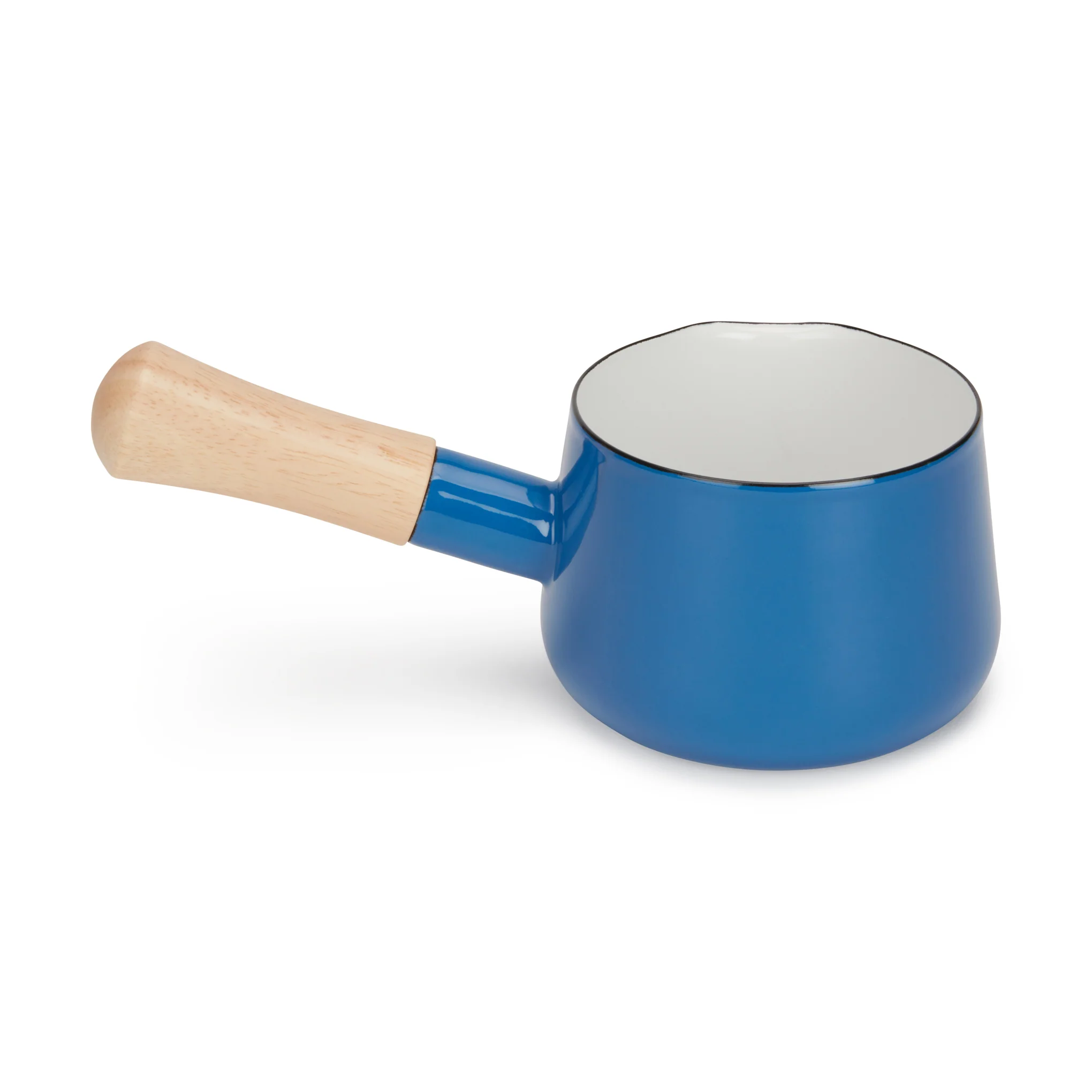 Porcelain Enamel Milk Pan - Blue - Image 4