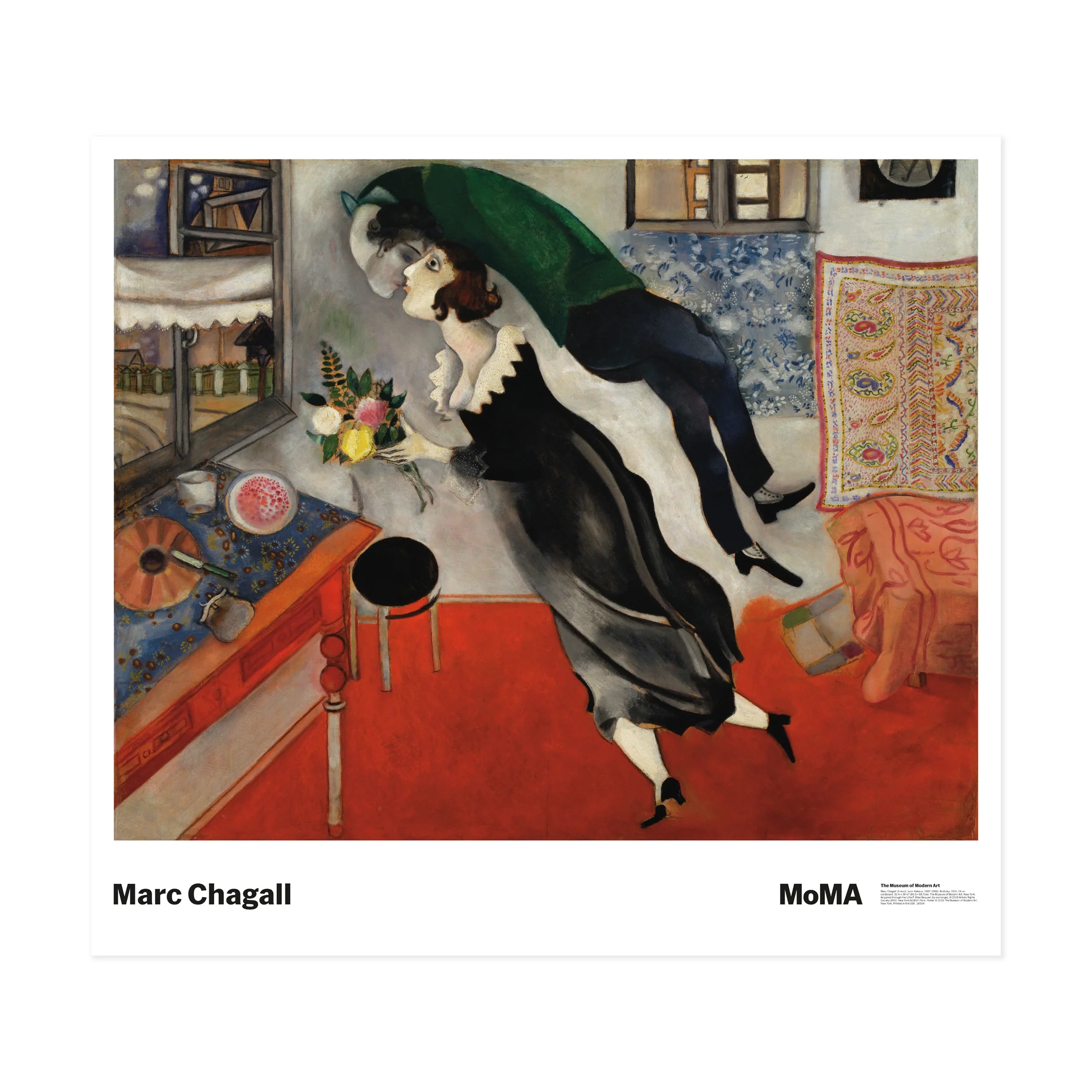 Poster Chagall: Birthday