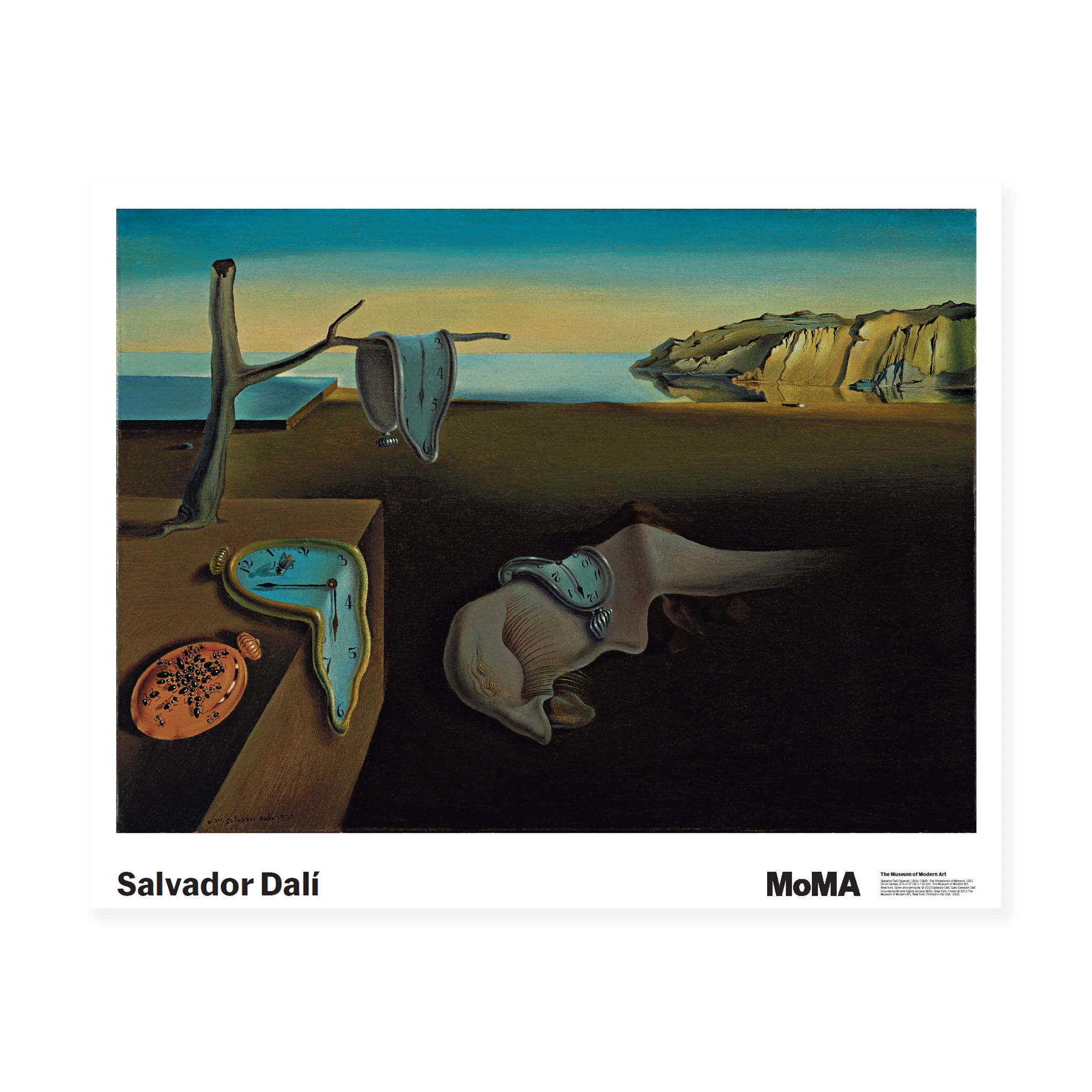 Poster Dali: The Persistence of Memory