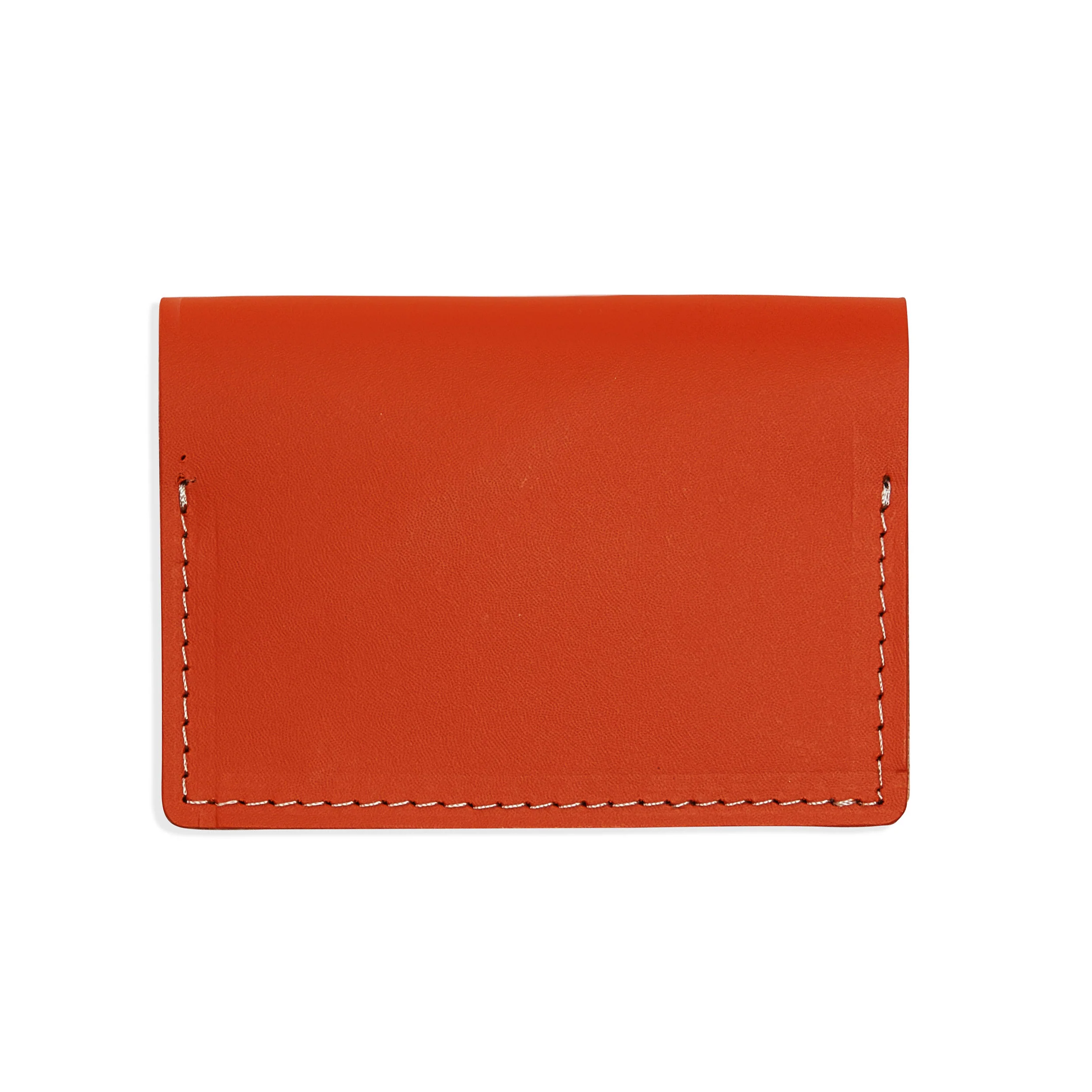 Primary Recycled Leather Wallet - Blue/ Red - Image 8