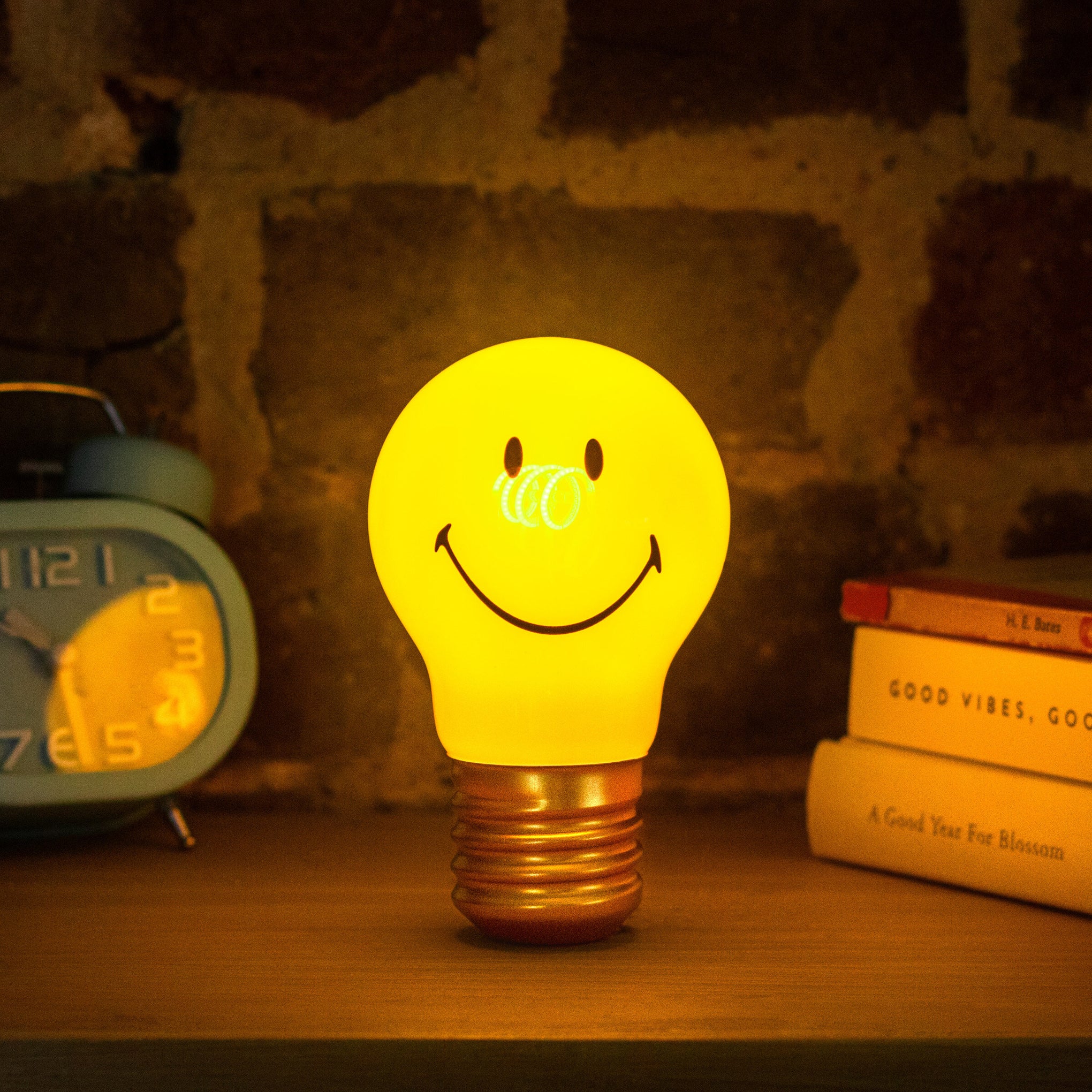 Rechargeable Bulb Light - Smiley - Image 2