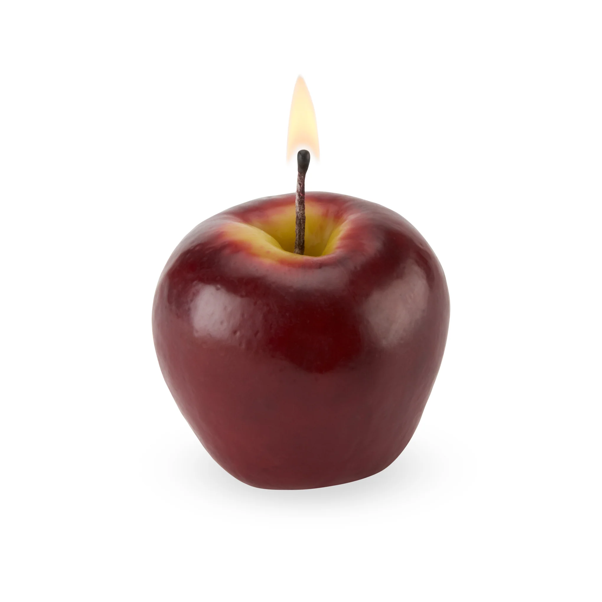 Red Apple Beeswax Candle