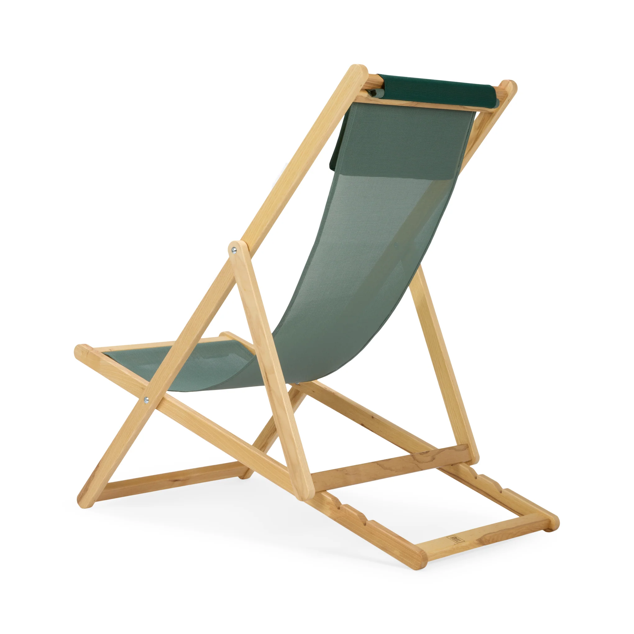 Relax Folding Deck Chair - Sage/ Green - Image 4