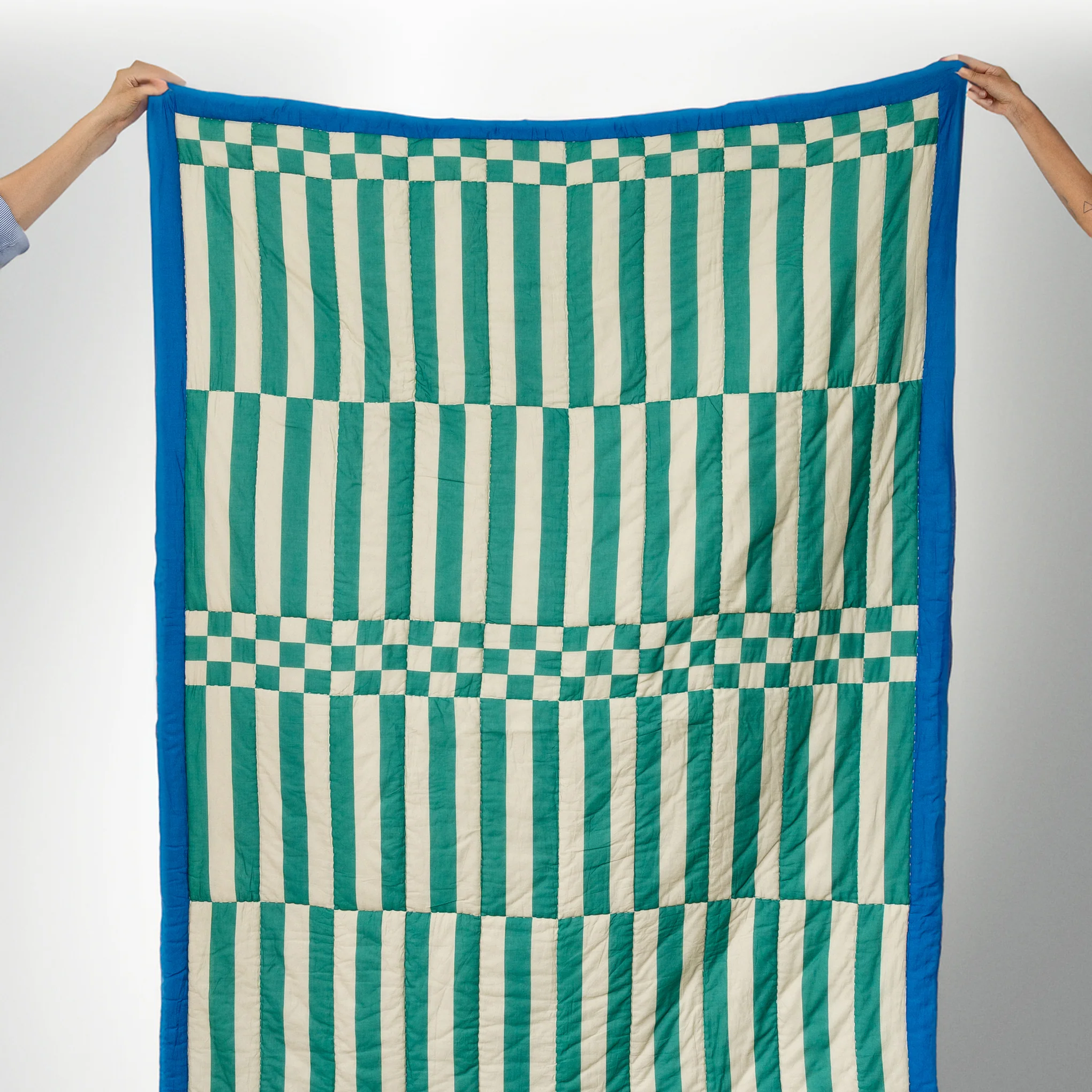 Reversible Cotton Quilt Throw - Siesta - Image 3