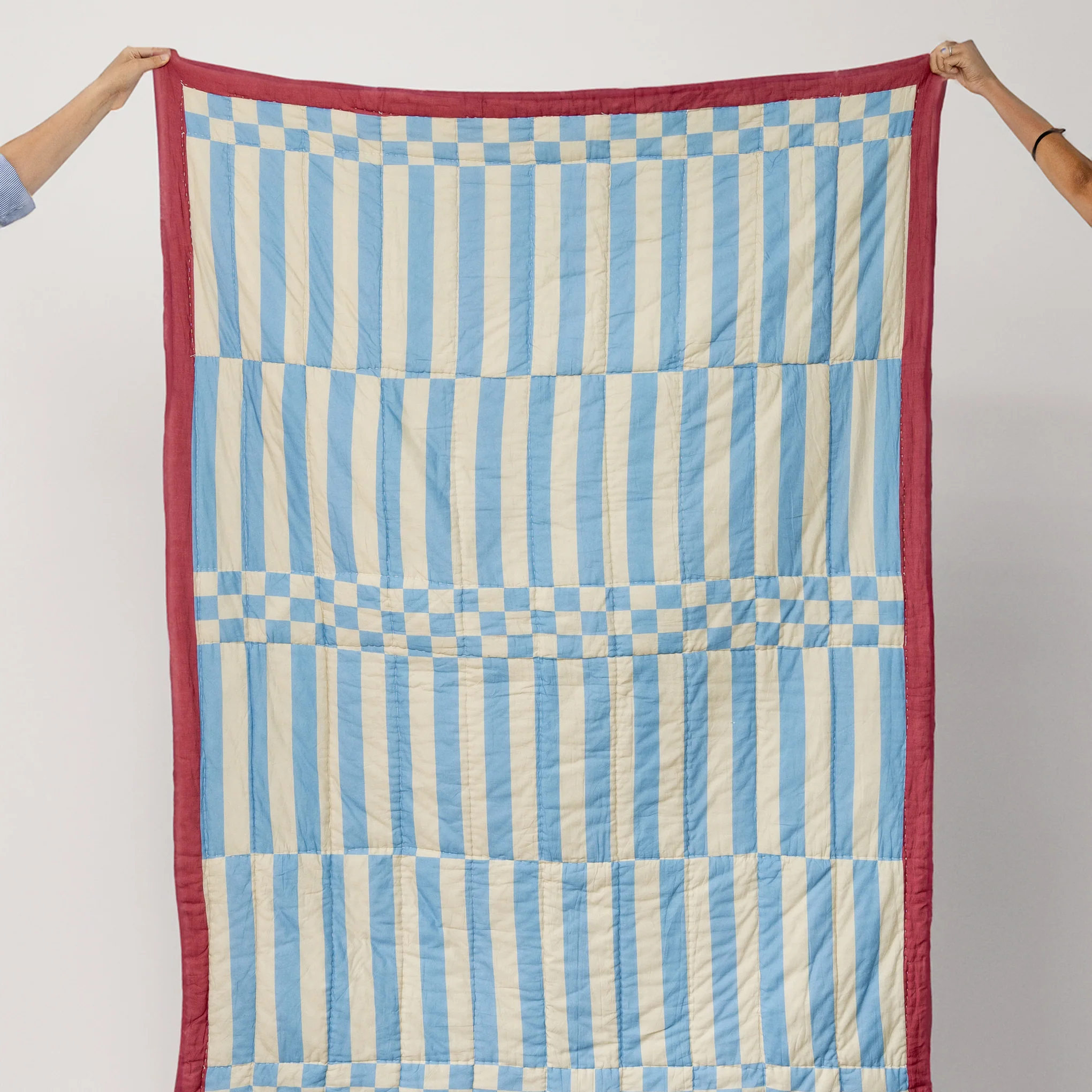 Reversible Cotton Quilt Throw - Siesta - Image 4