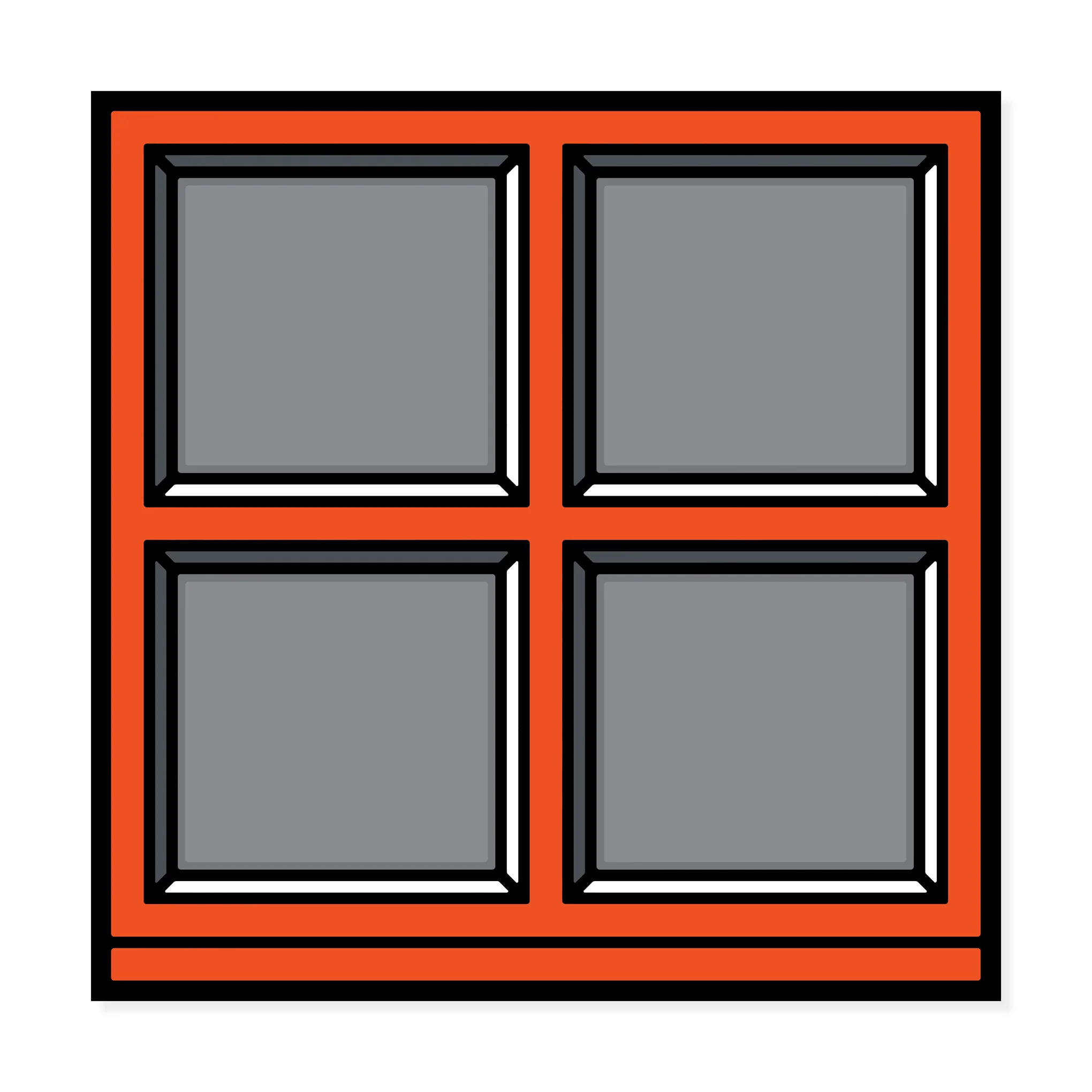 Richard Woods Window 01 Framed Print