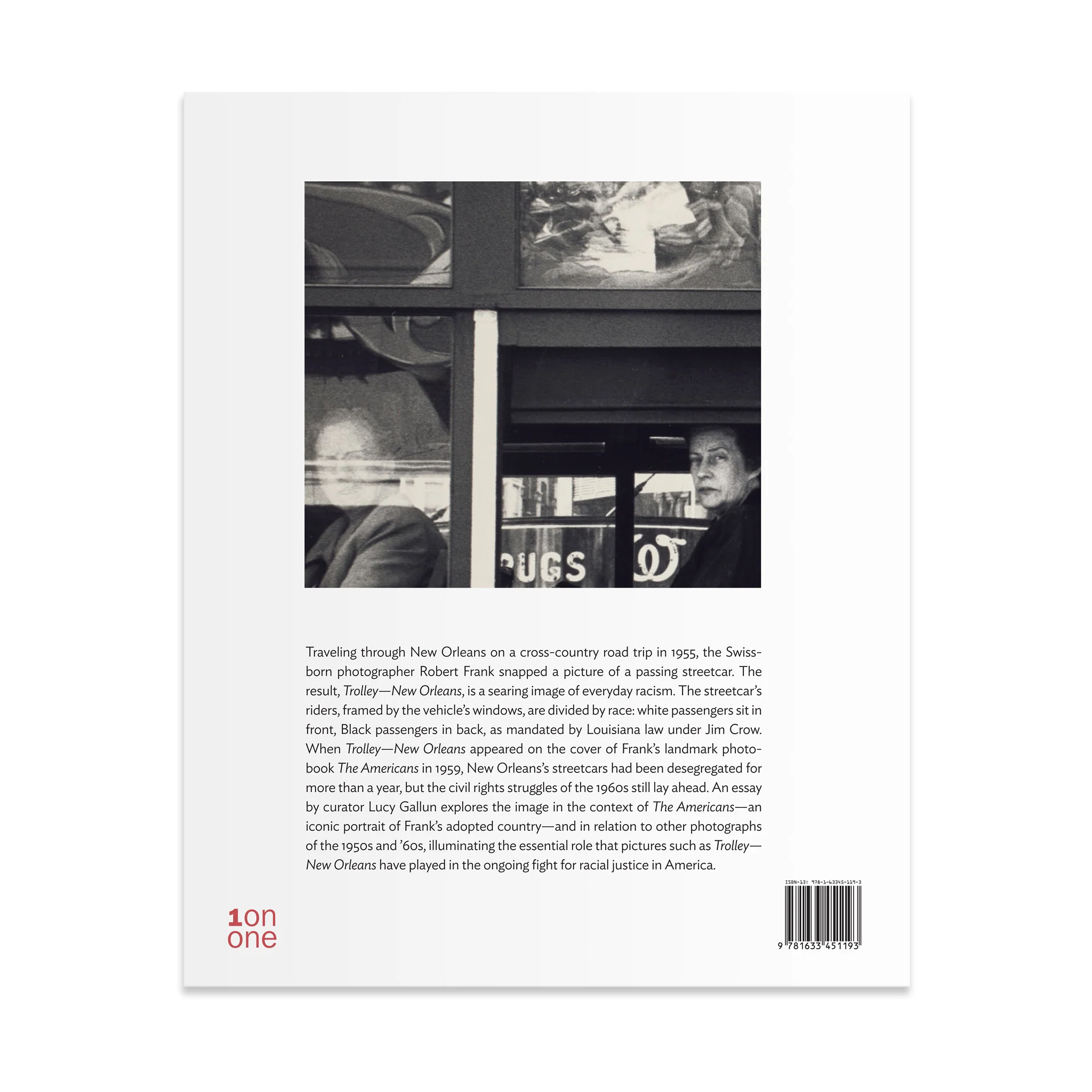 Robert Frank: Trolley—New Orleans, One on One Series - Paperback - Image 3