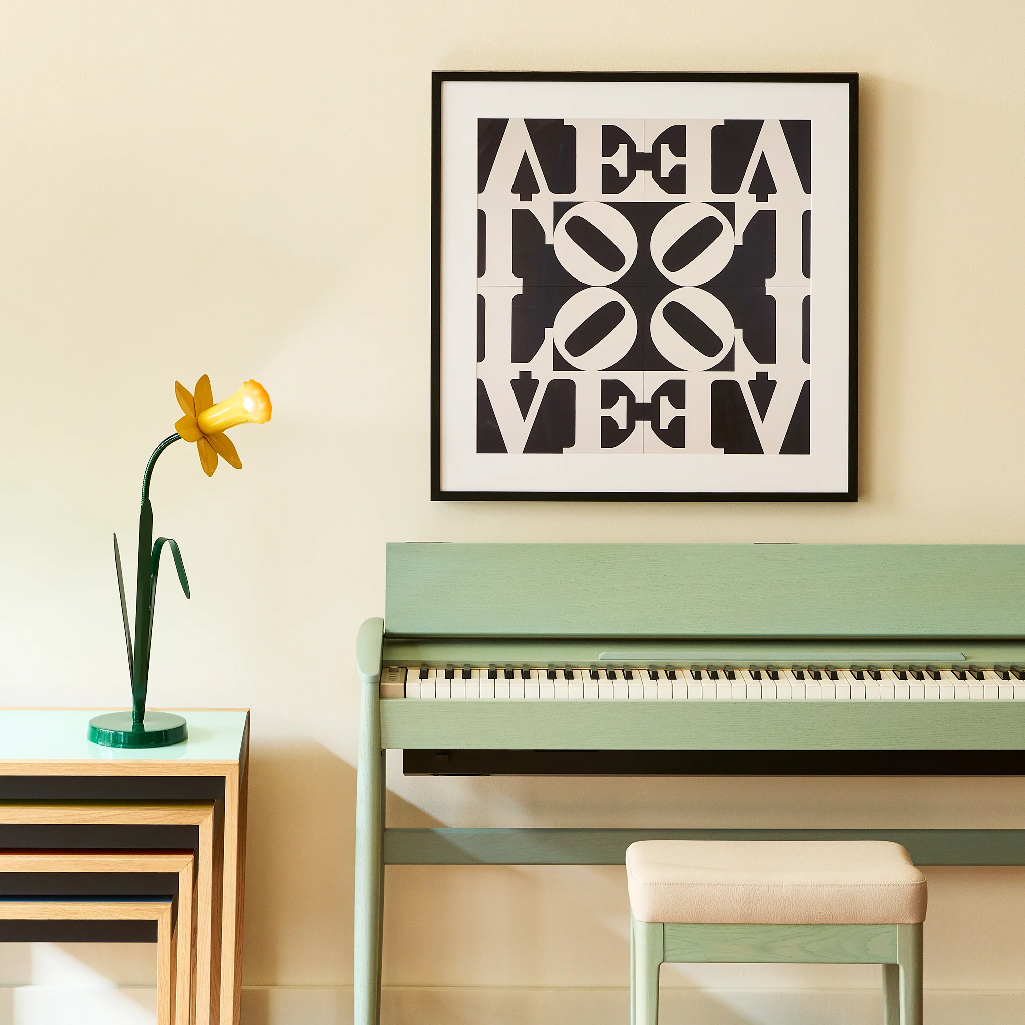 Robert Indiana Love Rises Framed Poster - Image 2