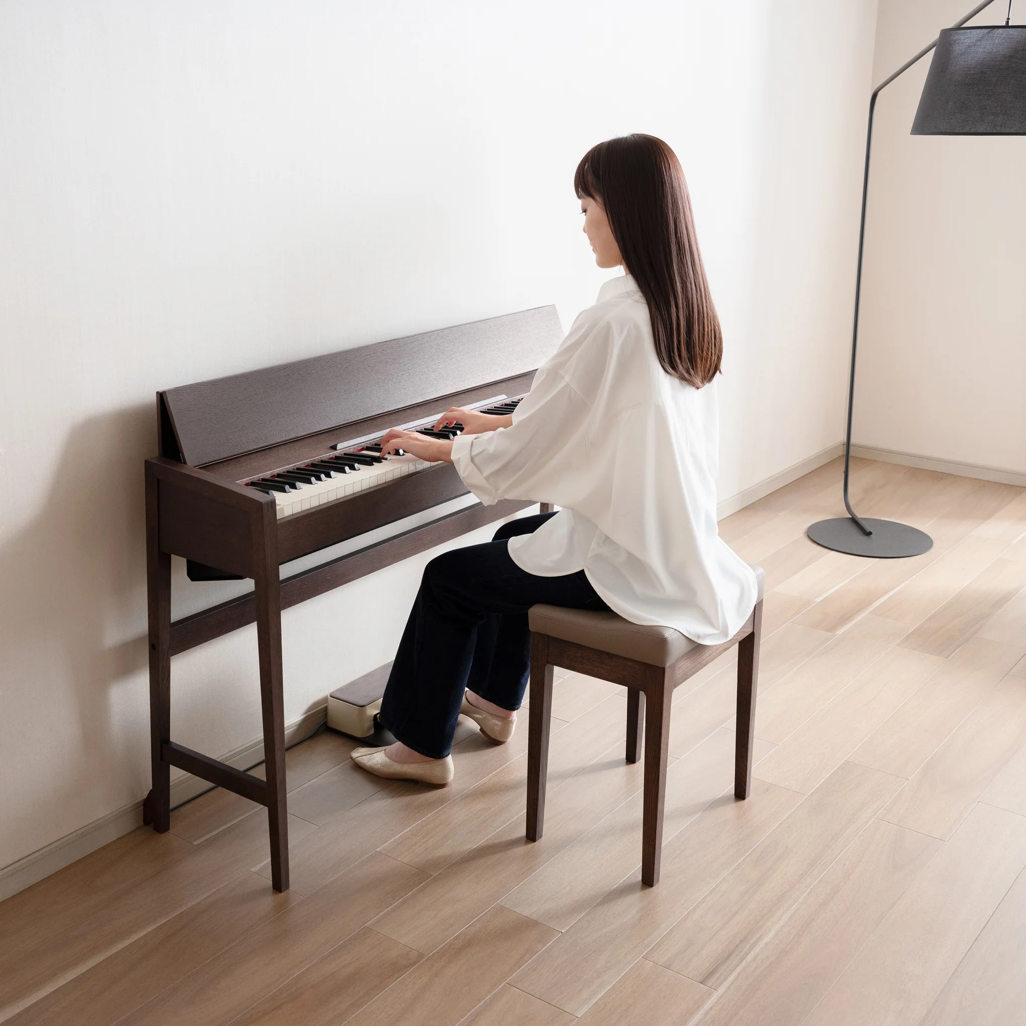 Roland Kiyola Piano KF-25 in Smoked Oak - Image 2