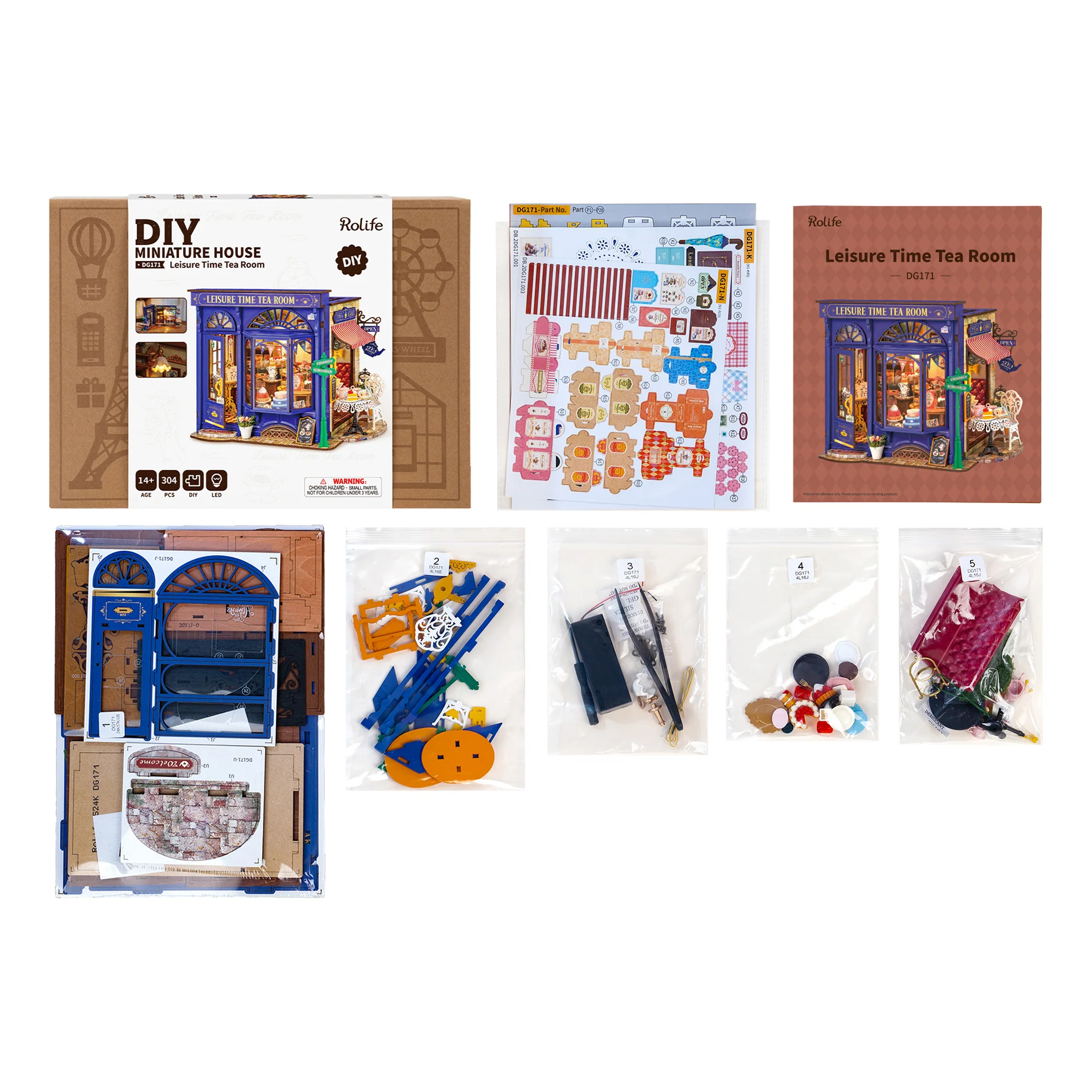 Rolife DIY Miniature Kit - Tea Room - Image 7