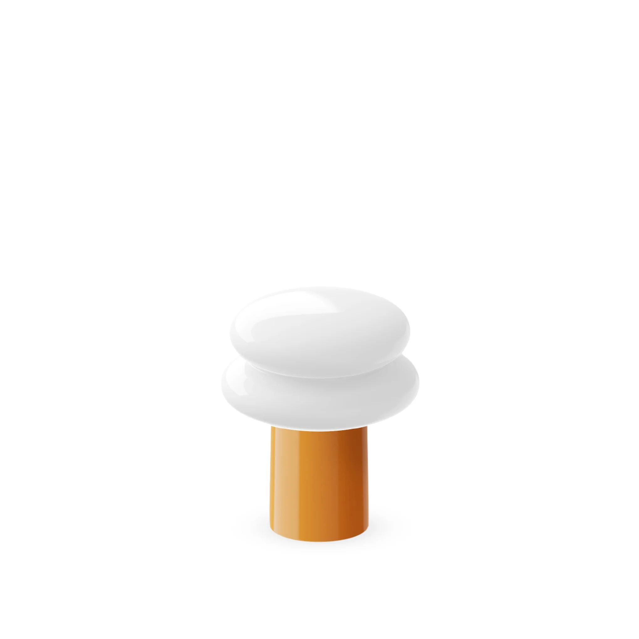 Snowman 8 Mini Portable Lamp - Tangerine - Image 3
