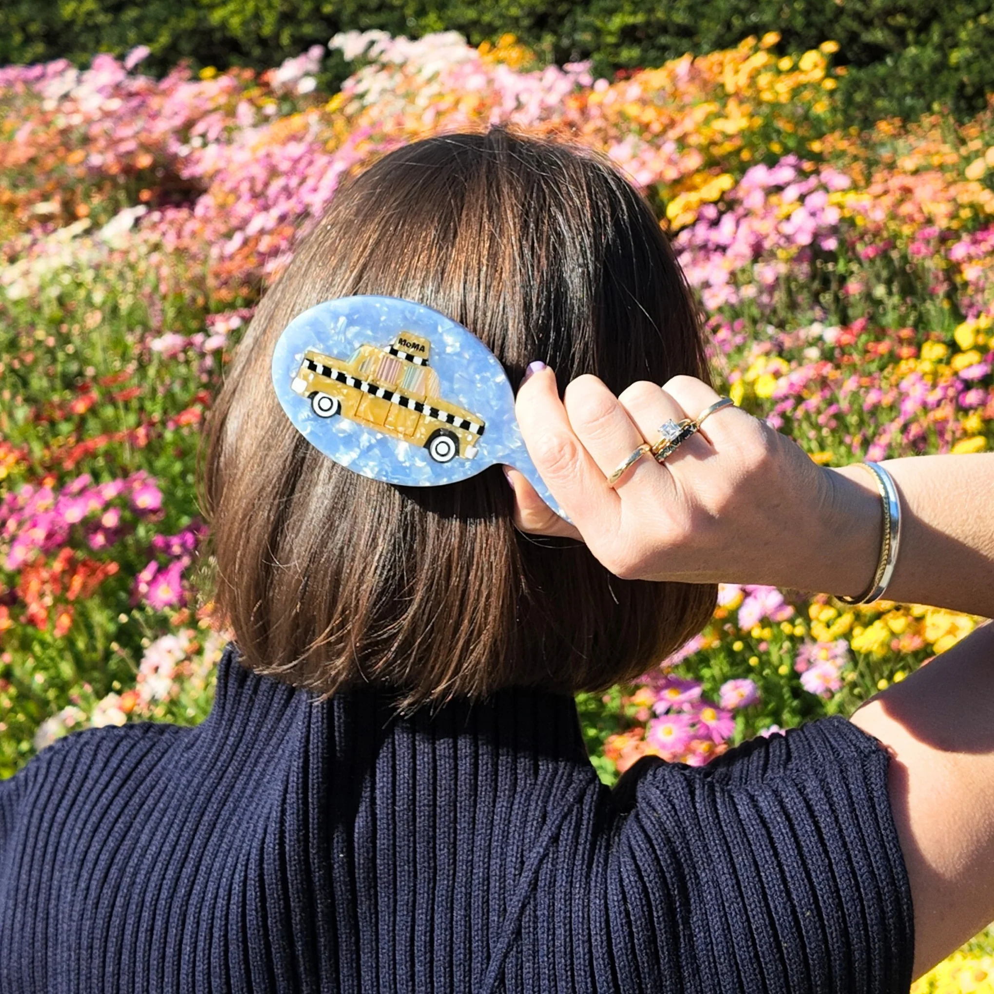 Solar Eclipse MoMA Taxi Mini Hair Brush - Image 2