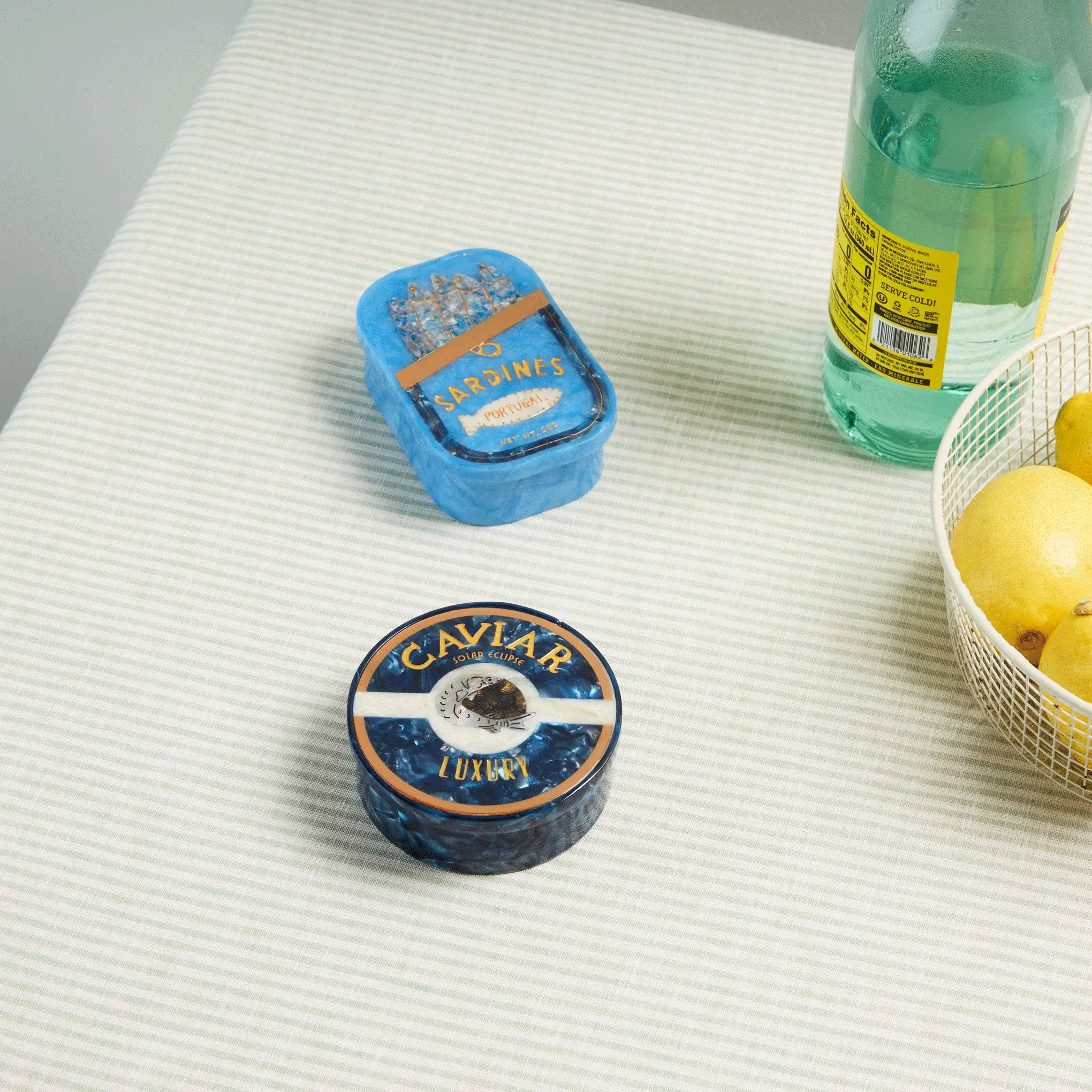 Solar Eclipse Tinned Fish Trinket Box - Caviar - Image 2
