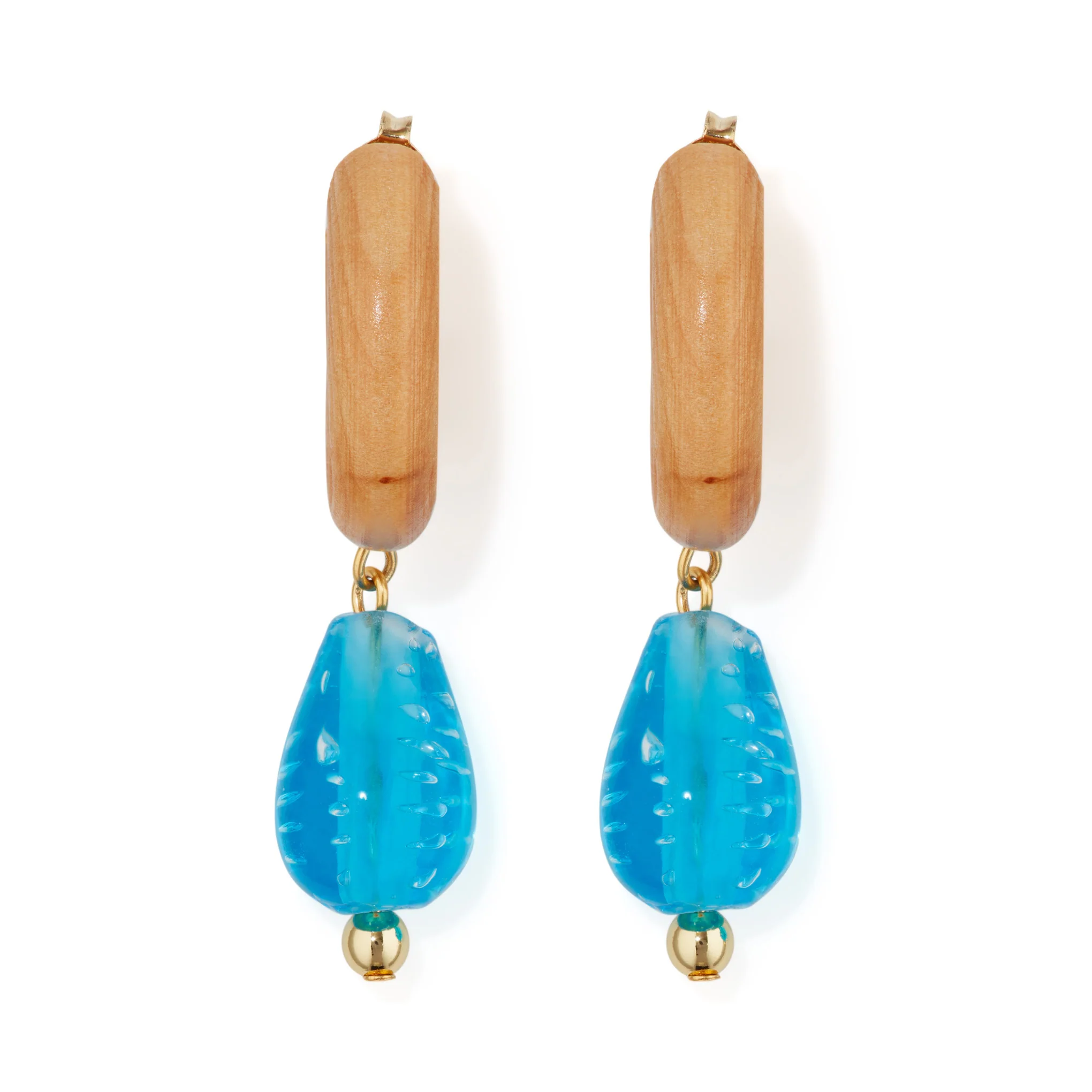 Sophie Monet Rain Hoop Earrings - Image 3