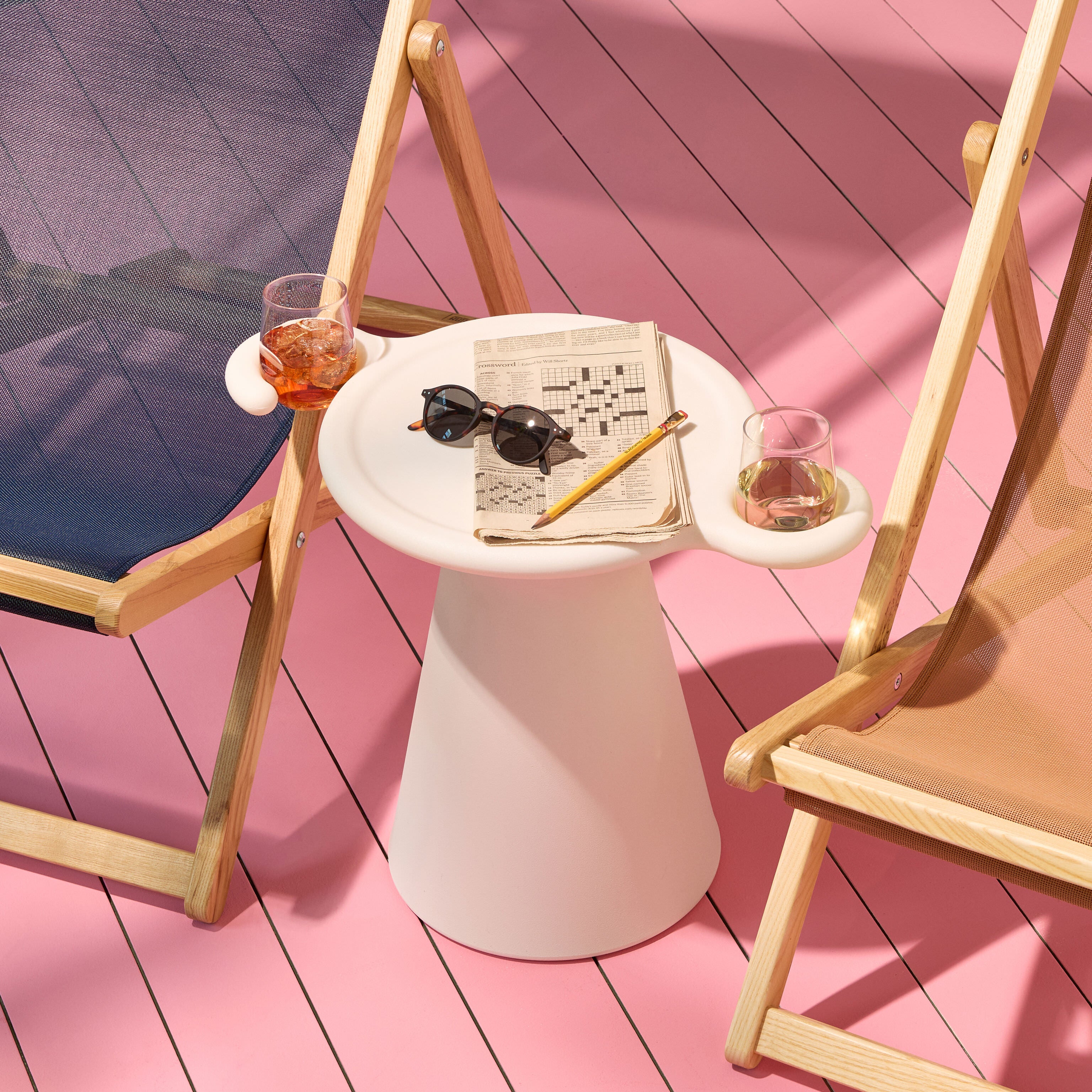 SOS Side Table & Stool from Heller - Black - Image 2