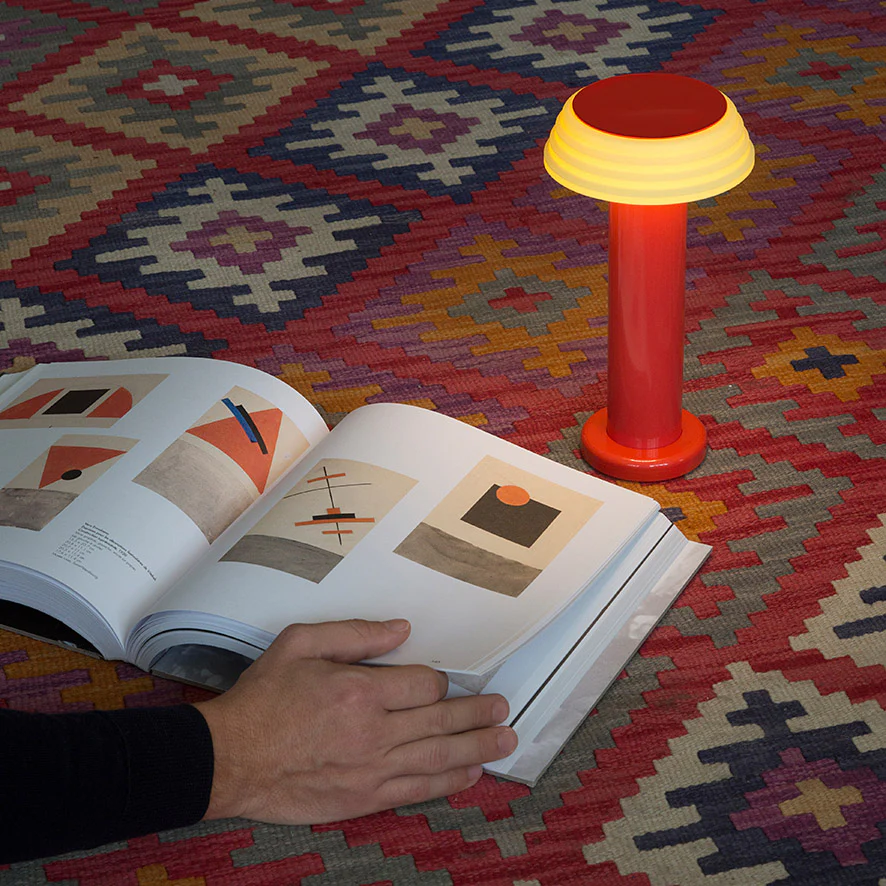 SOWDEN PL1 Portable Lamp - Red/ Yellow - Image 2