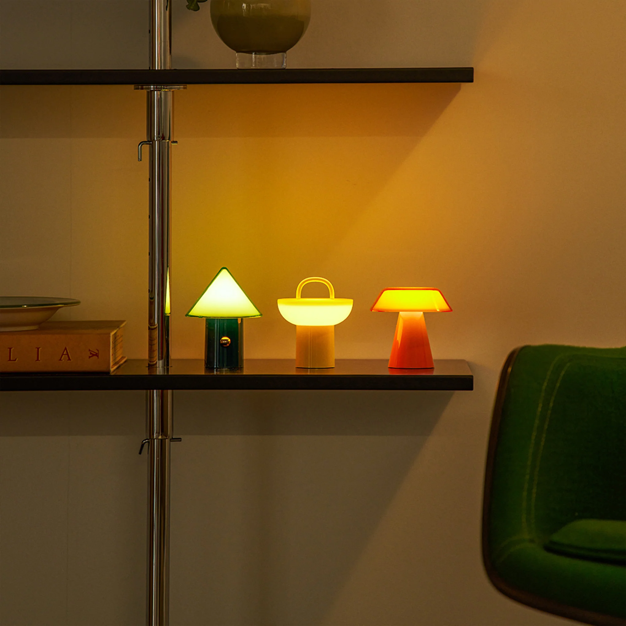 Space S Mini Portable Lamp - Orange - Image 4