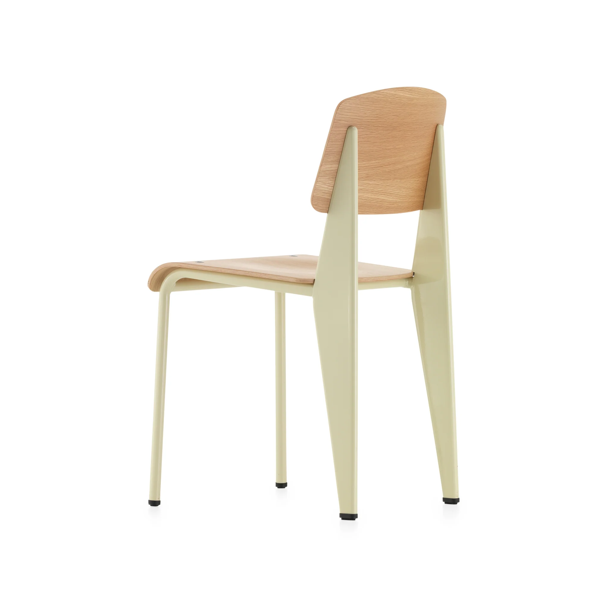 Standard Chair  Black - Oak/ Blanc Colombe - Image 3