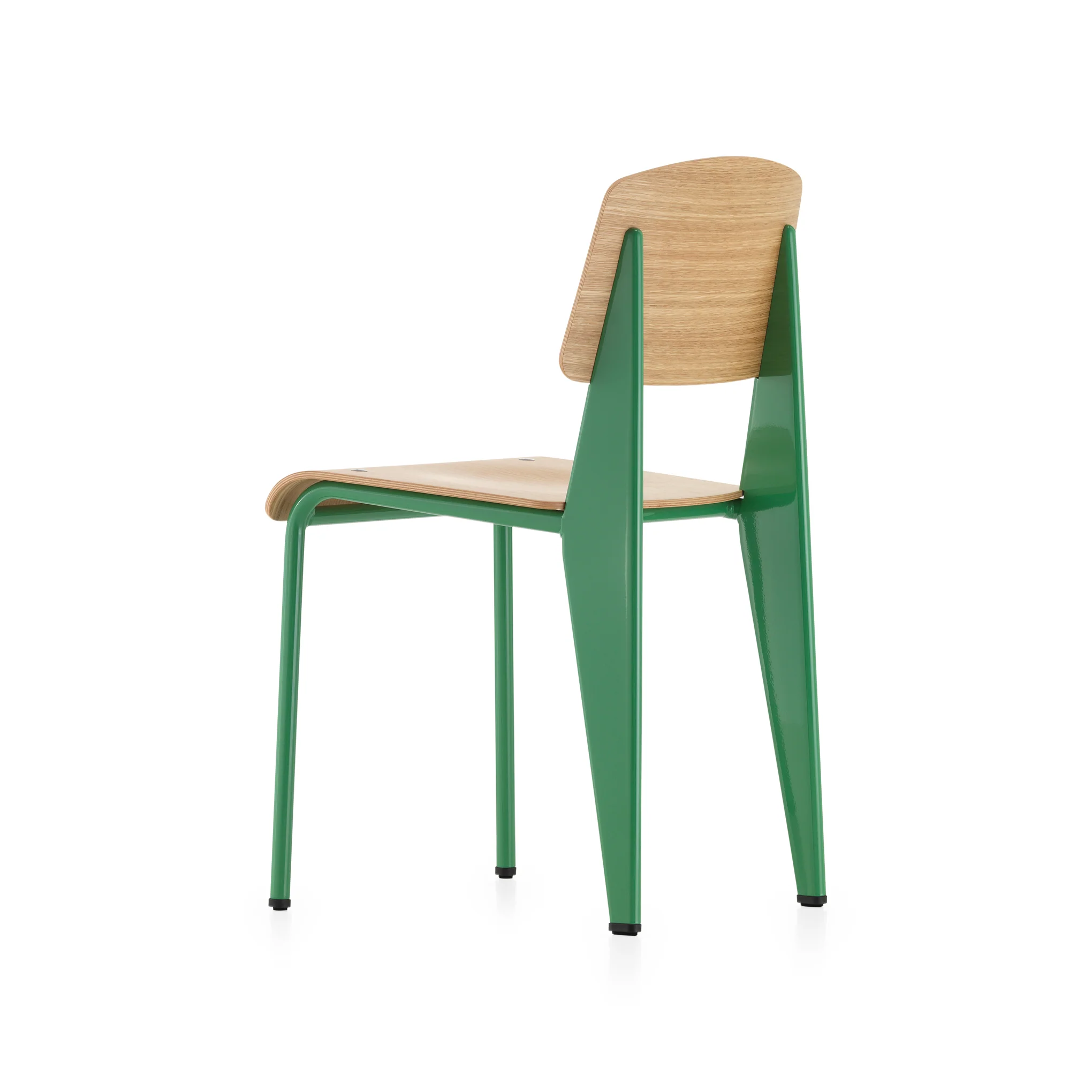Standard Chair Black - Oak/ Ble Vert - Image 4