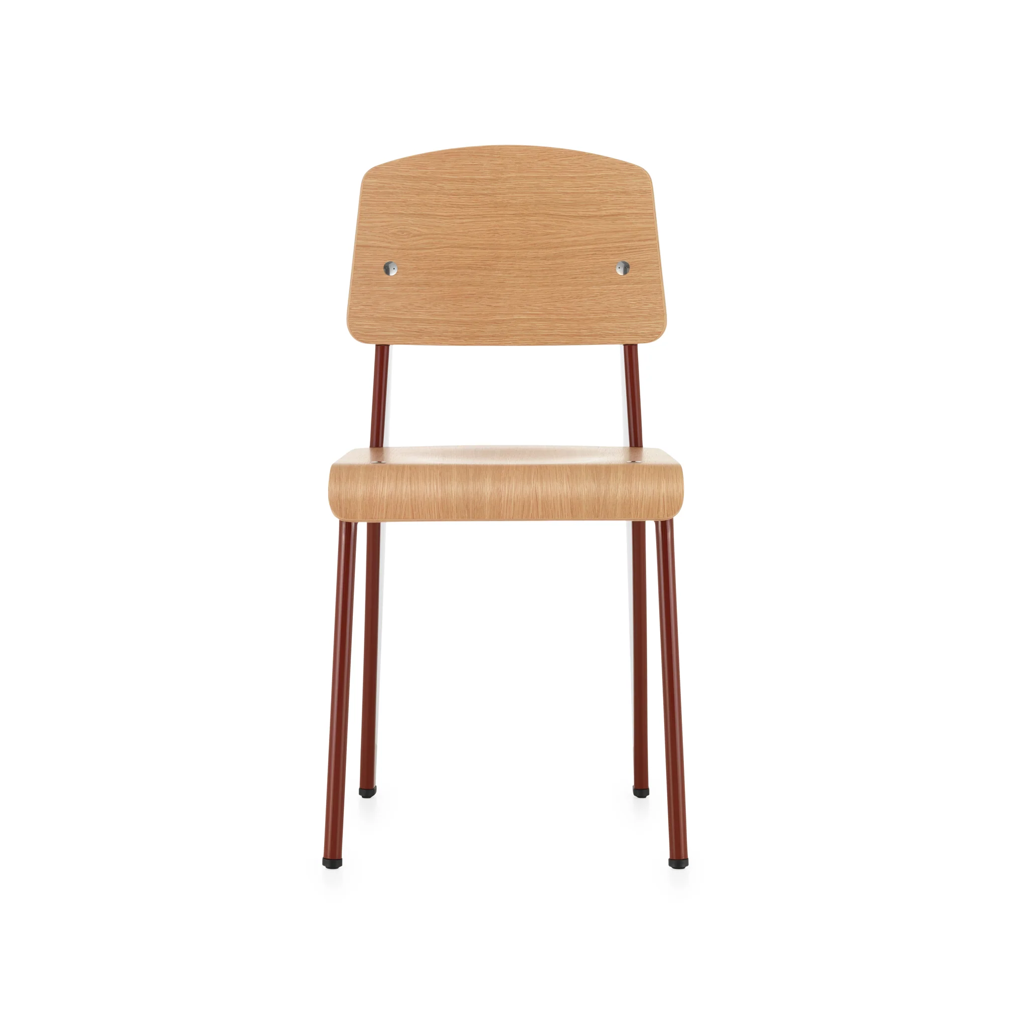 Standard Chair Black - Oak/ Japanese Red - Image 3