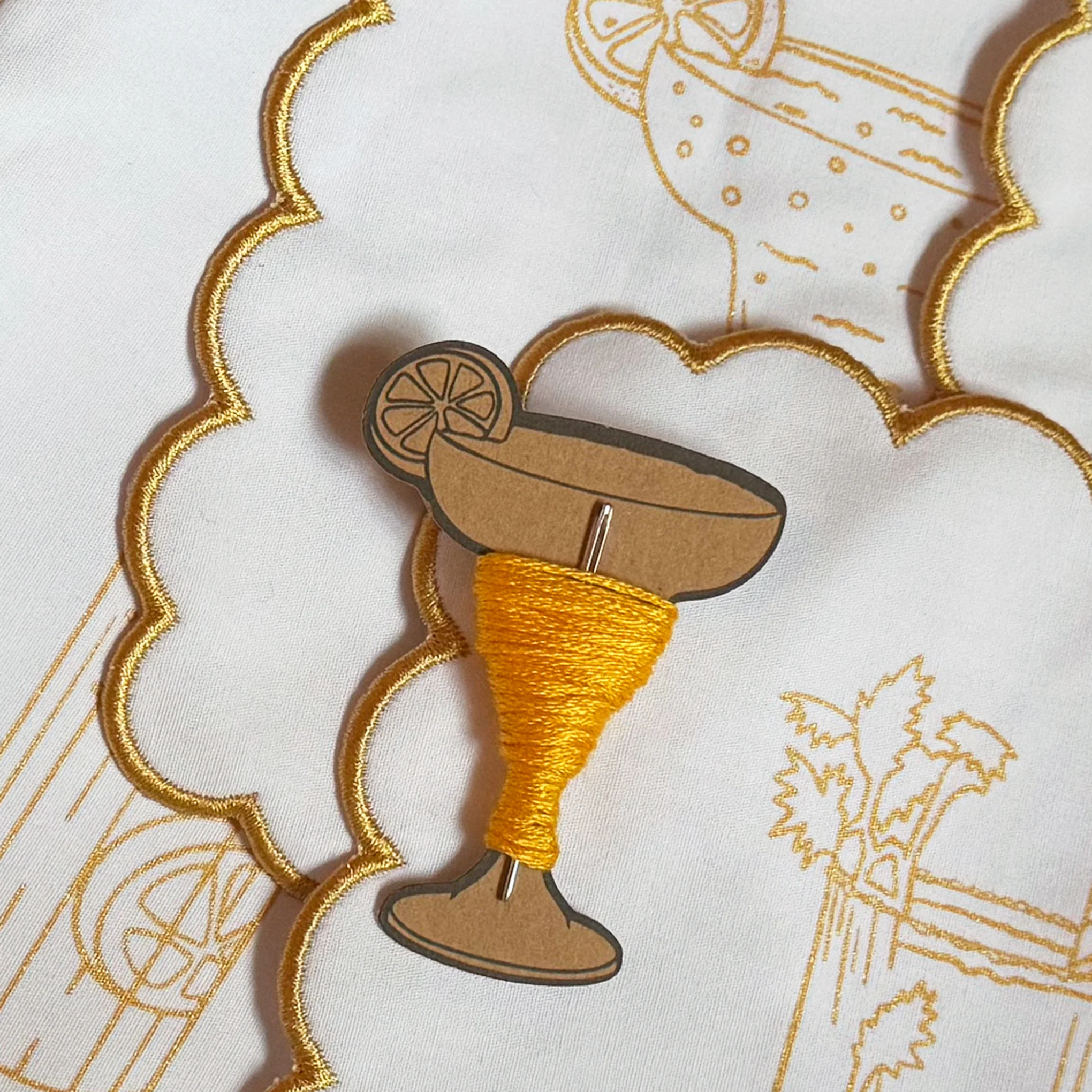 Stitch Your Own Cocktail Napkins - Set of 6 - Image 3
