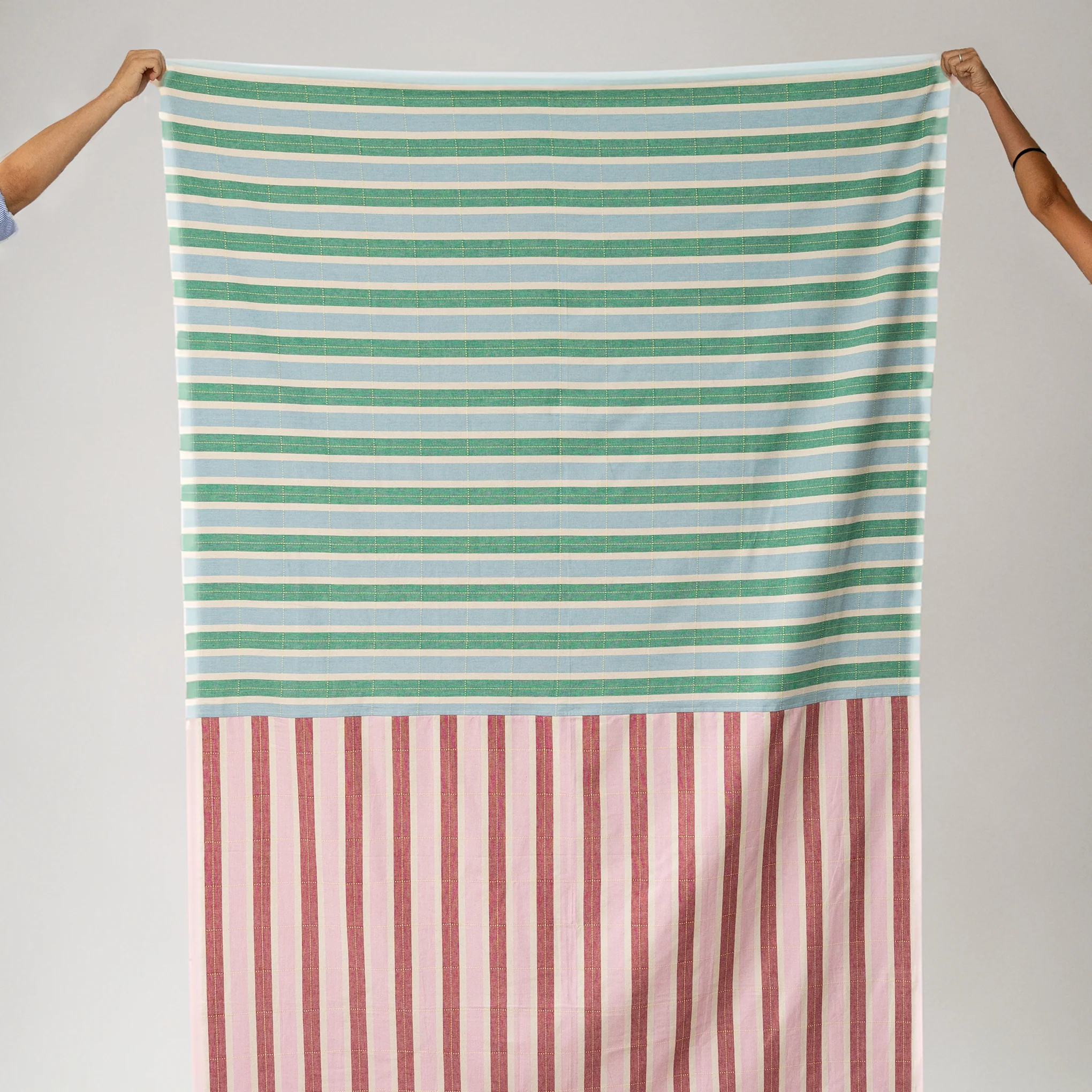 Striped Cotton Tablecloth - Image 4